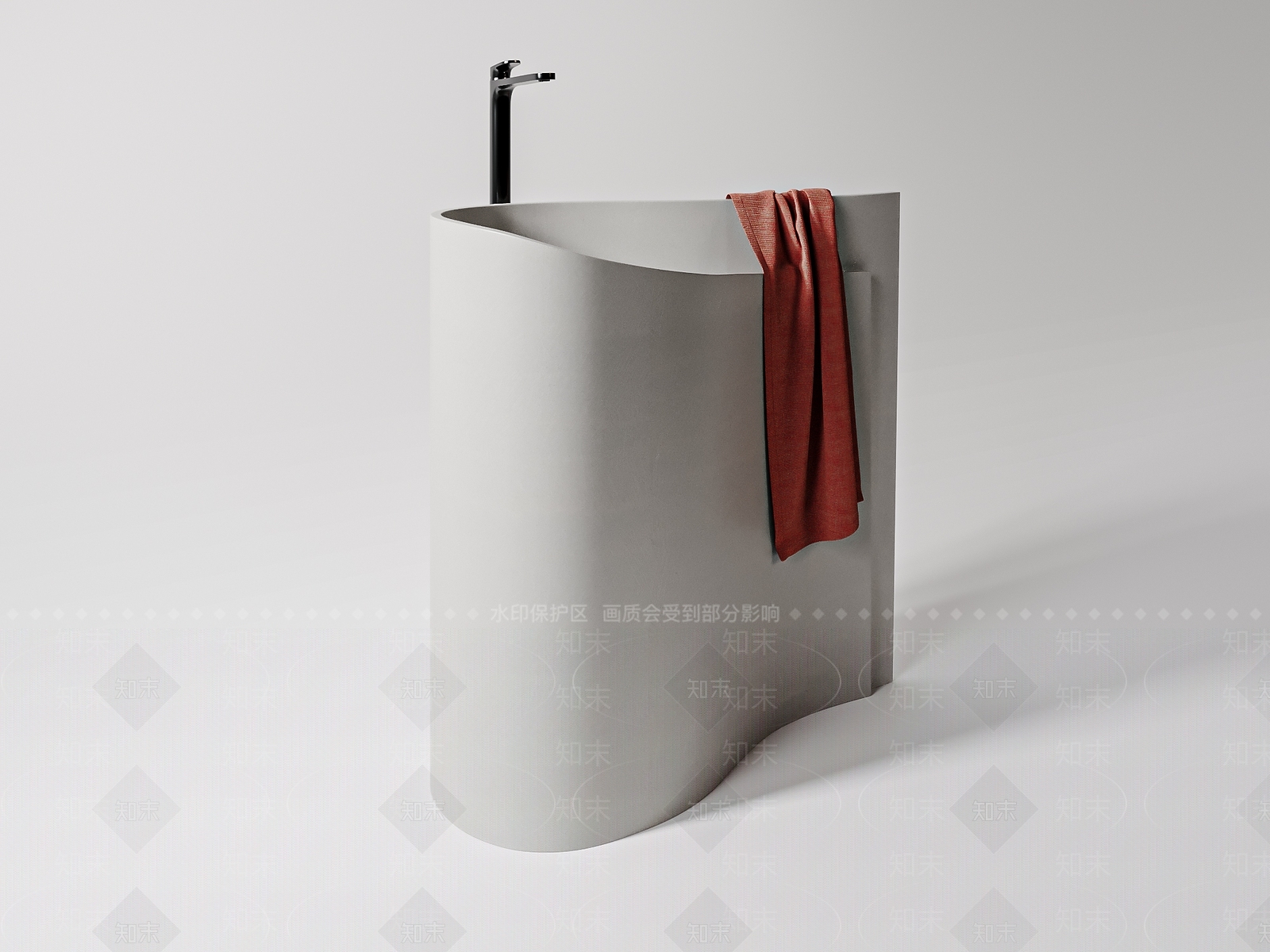洗手台3D模型下载【ID:1125167586】