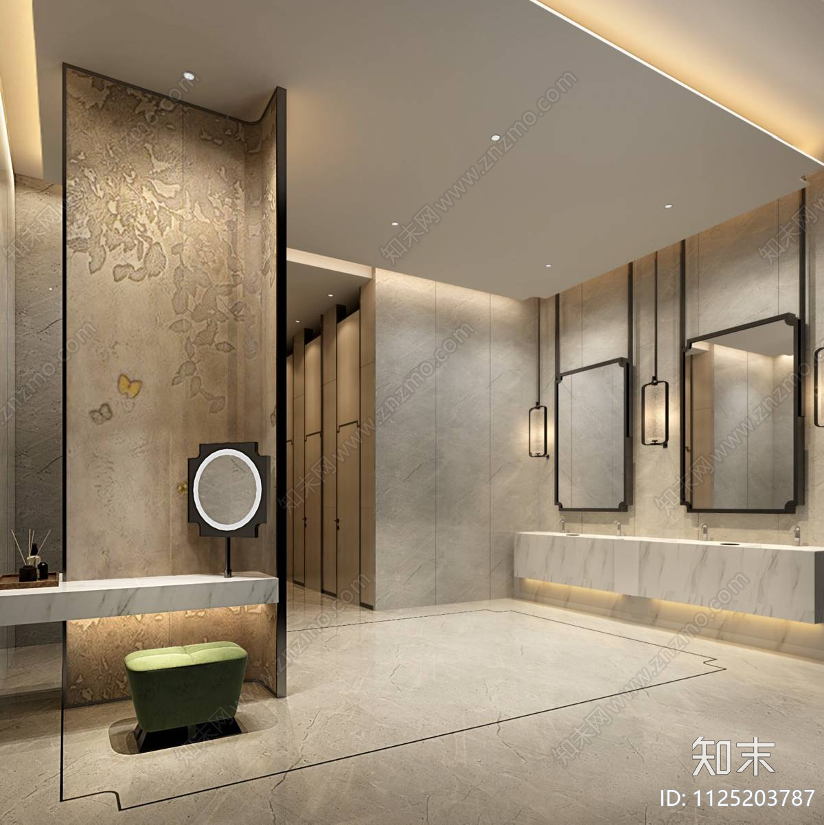 苏州希尔顿逸林cad施工图下载【ID:1125203787】