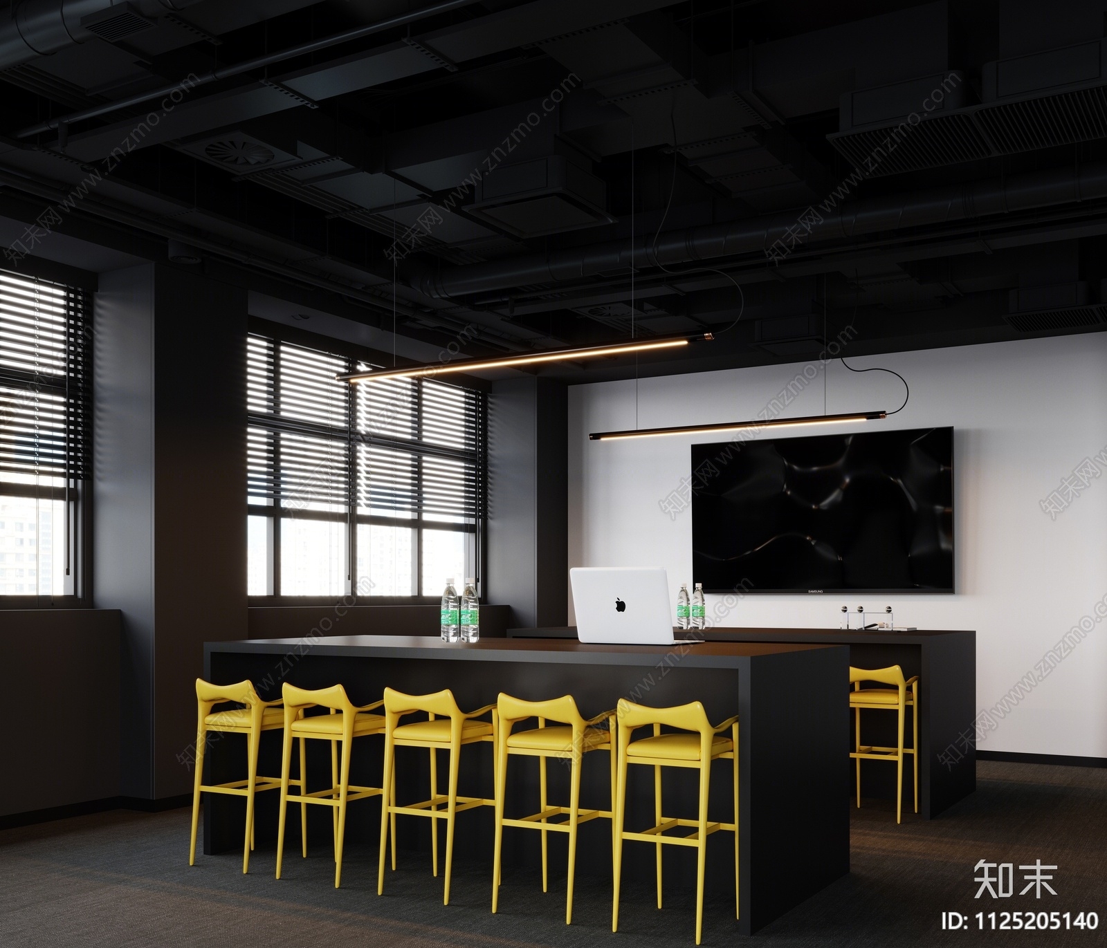 现代茶水间3D模型下载【ID:1125205140】