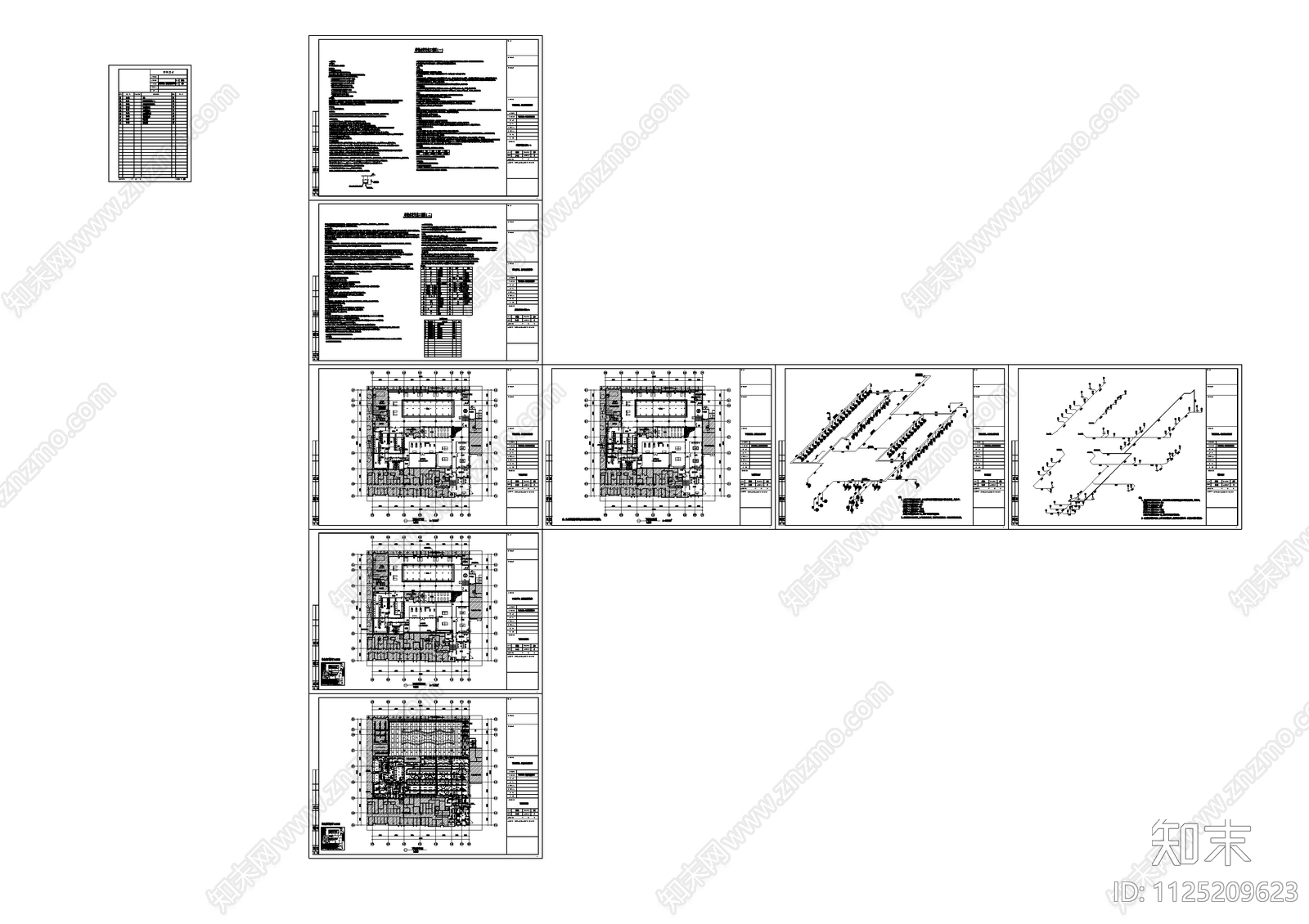 现代会所项目CAD施工图cad施工图下载【ID:1125209623】