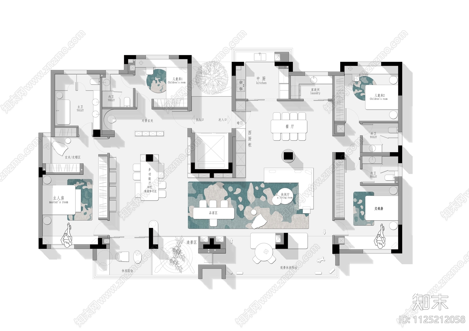 260平施工图下载【ID:1125212058】