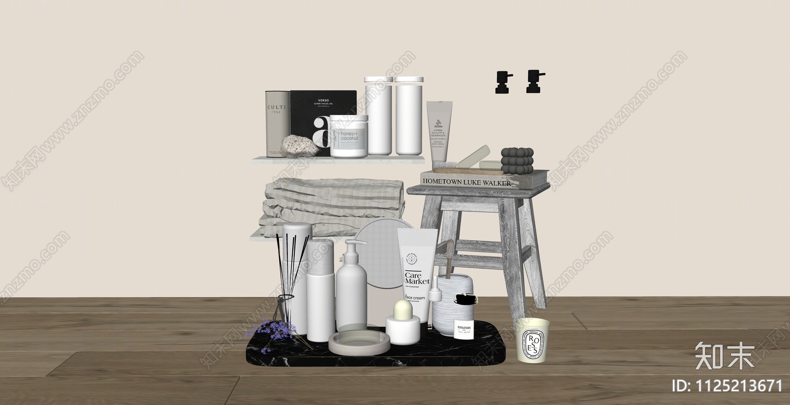 卫浴用品SU模型下载【ID:1125213671】