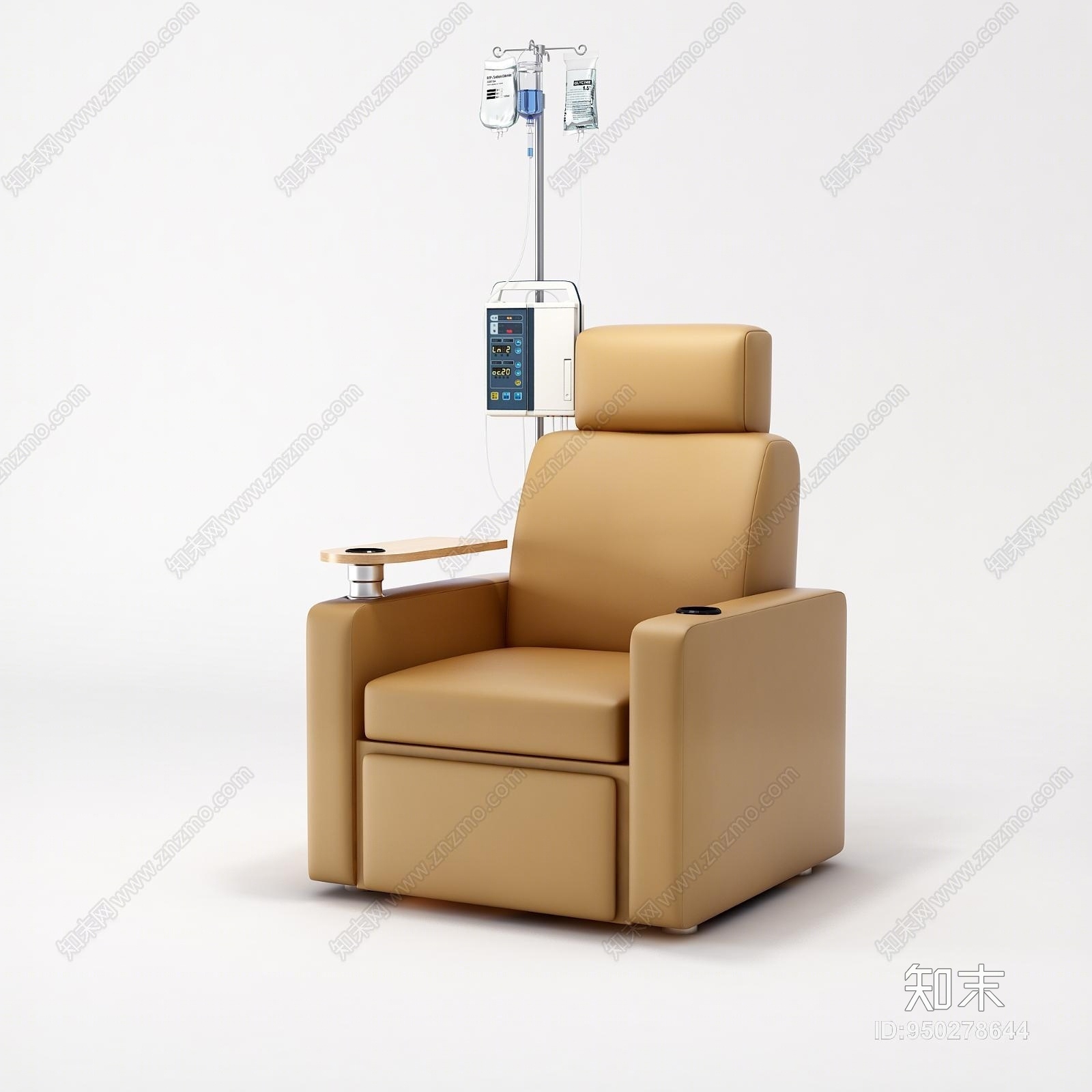 现代输液椅沙发饰品模型3D模型下载【ID:950278644】