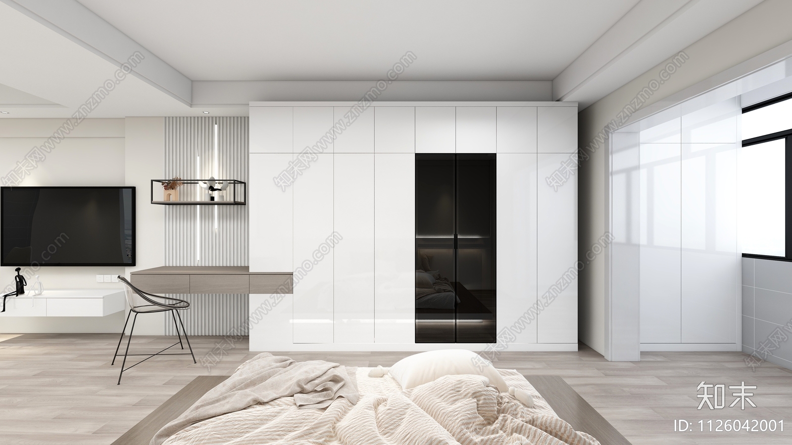 现代风格别墅施工图下载【ID:1126042001】