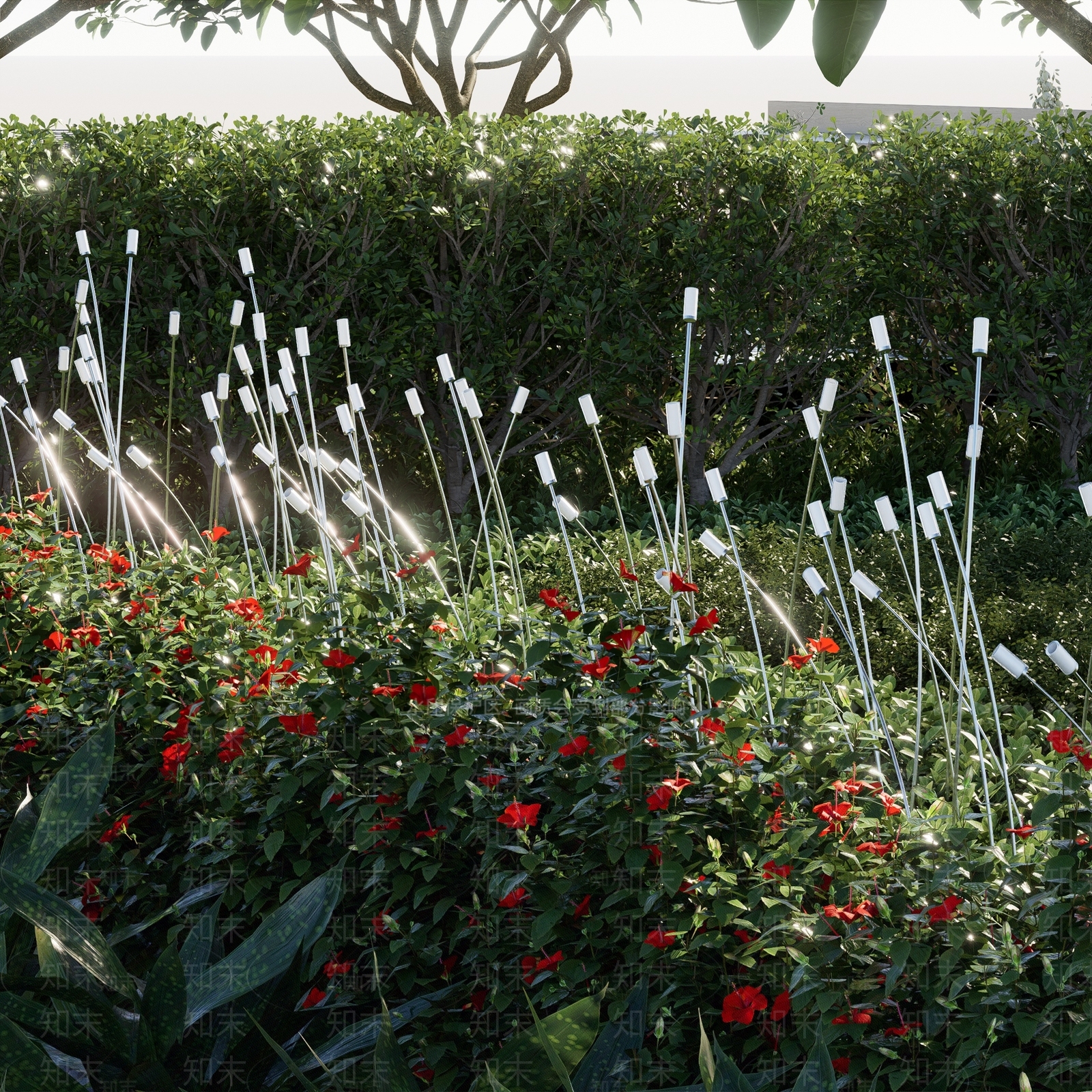 北欧景观灯SU模型下载【ID:1125308698】
