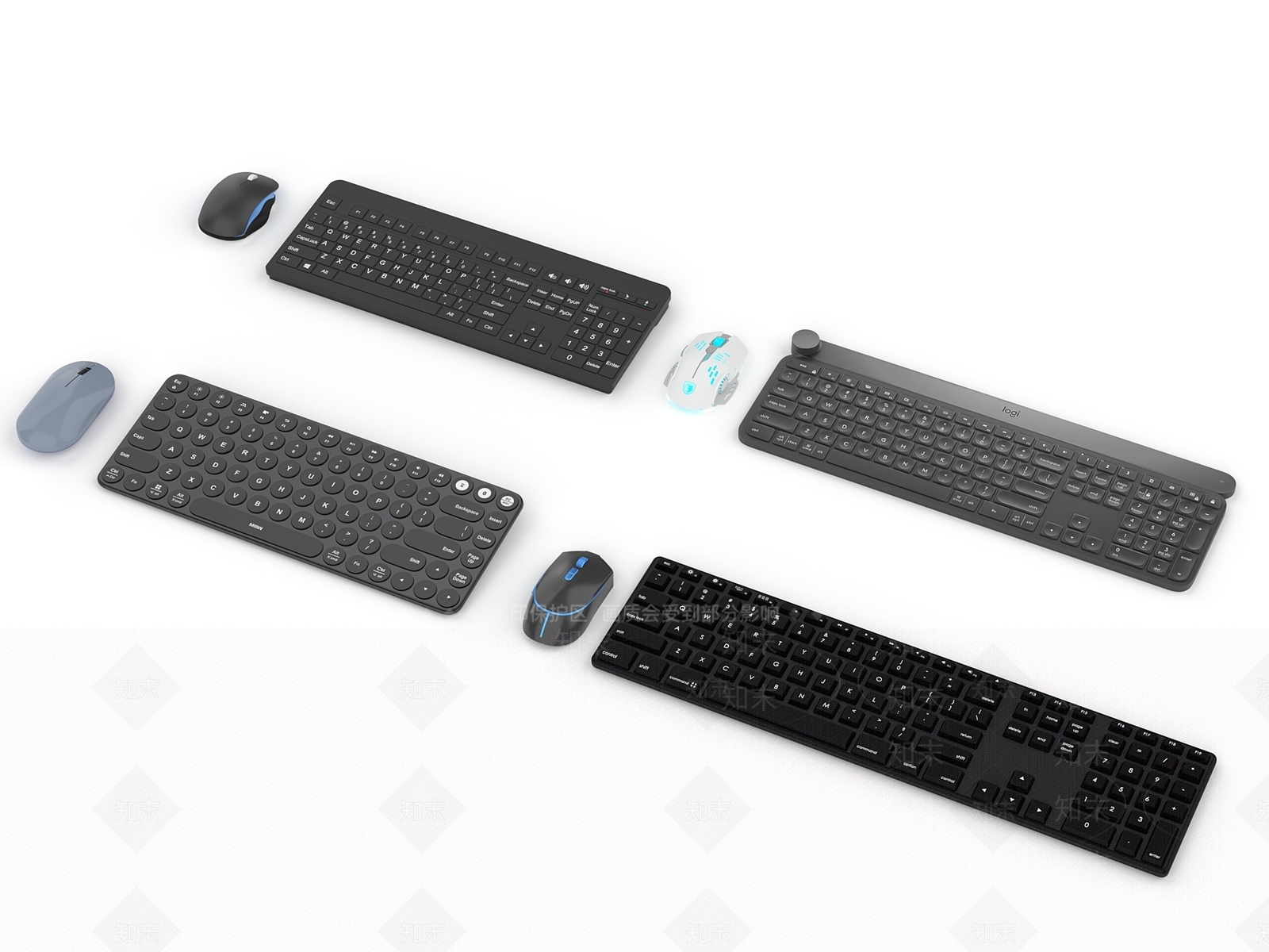 键盘SU模型下载【ID:1125313825】