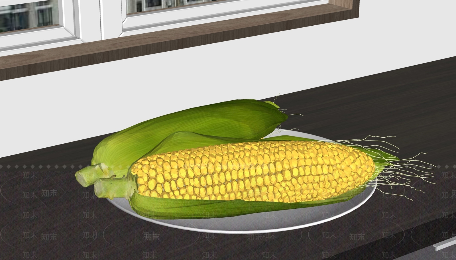 玉米SU模型下载【ID:1125320127】