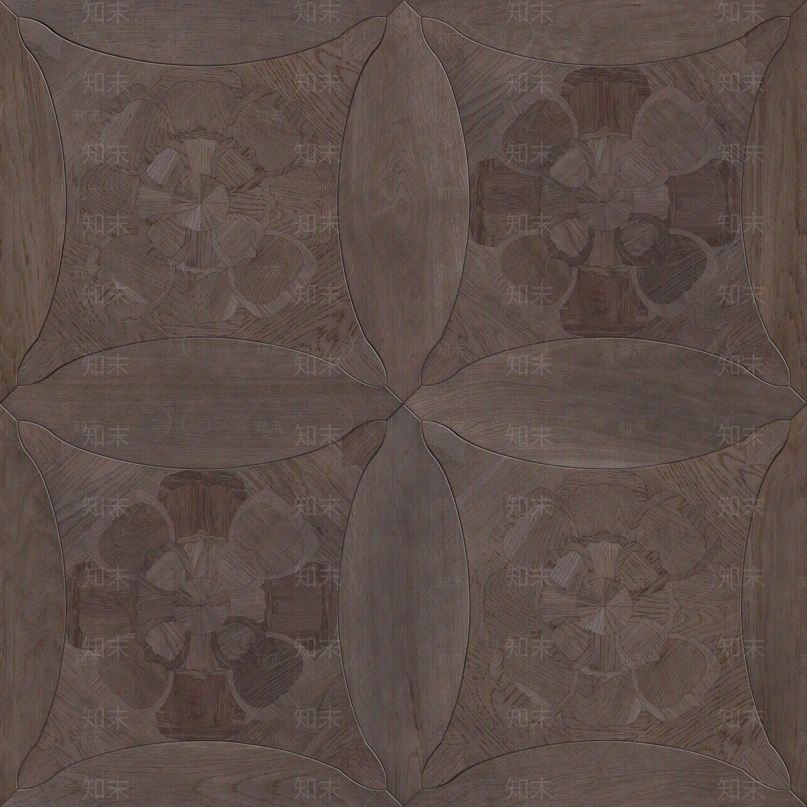 灰咖色拼花实木木地板贴图下载【ID:1125378168】