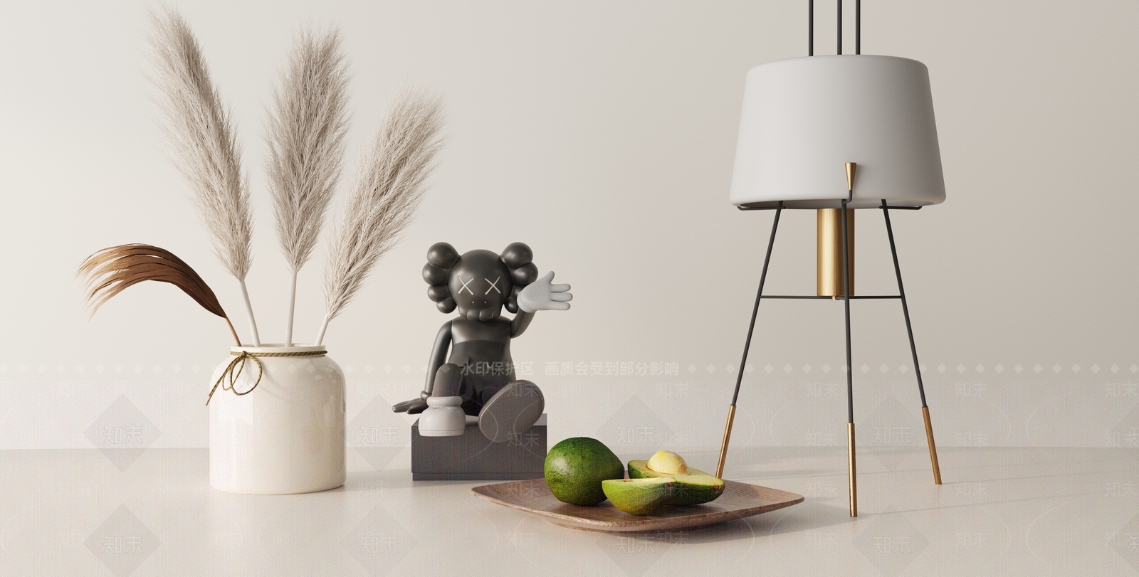 牛油果3D模型下载【ID:1125383254】