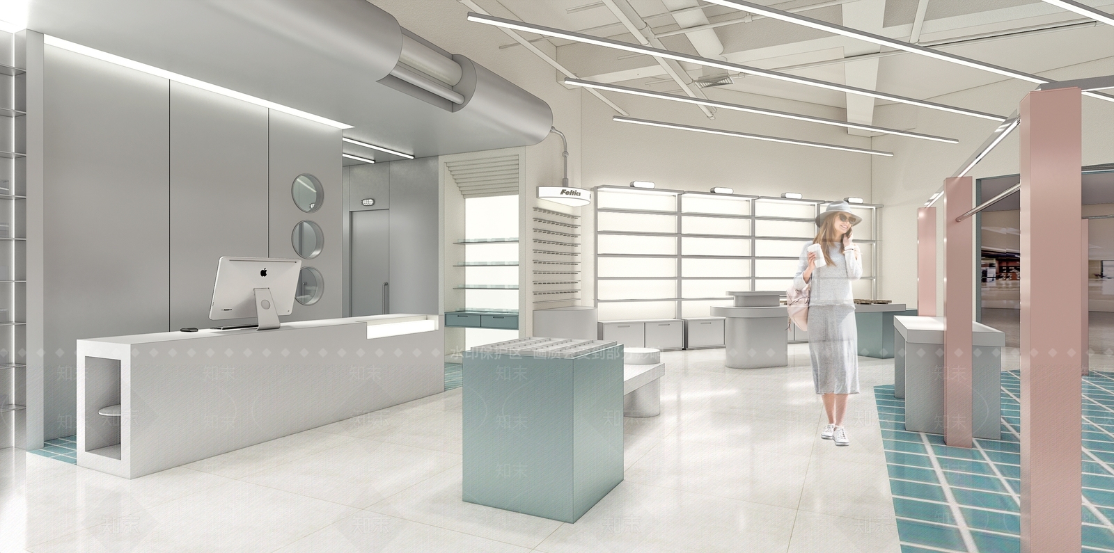 现代珠宝店SU模型下载【ID:1125412598】