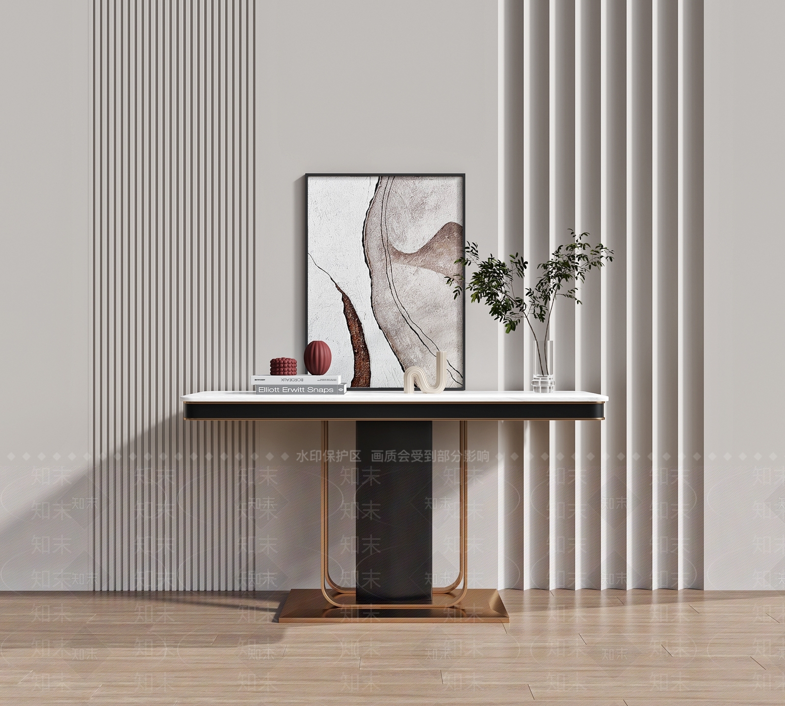 现代端景台3D模型下载【ID:1125417151】