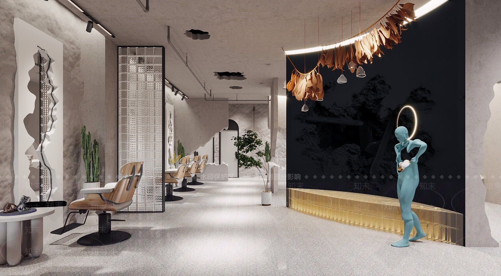 现代理发店3D模型下载【ID:1125445467】