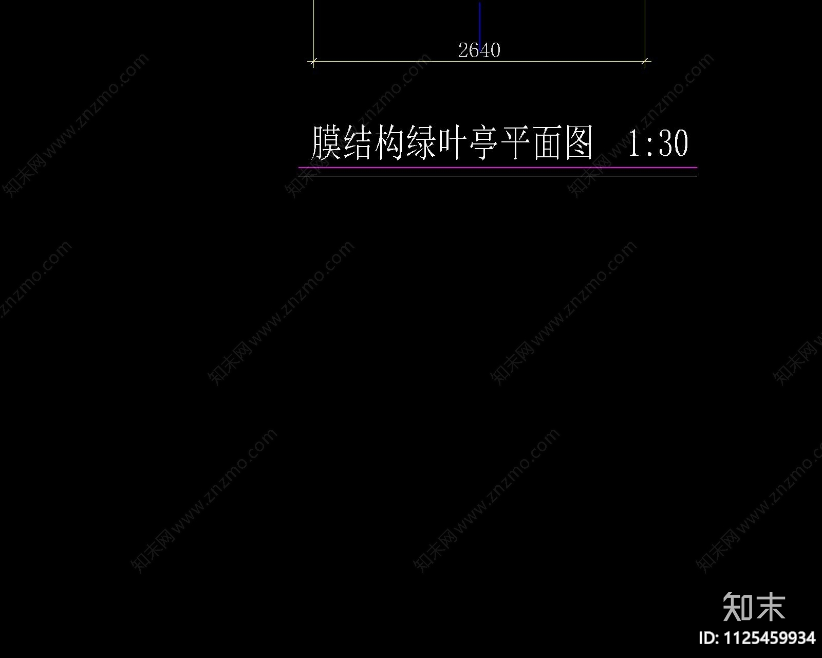 现代膜结构绿叶亭cad施工图下载【ID:1125459934】