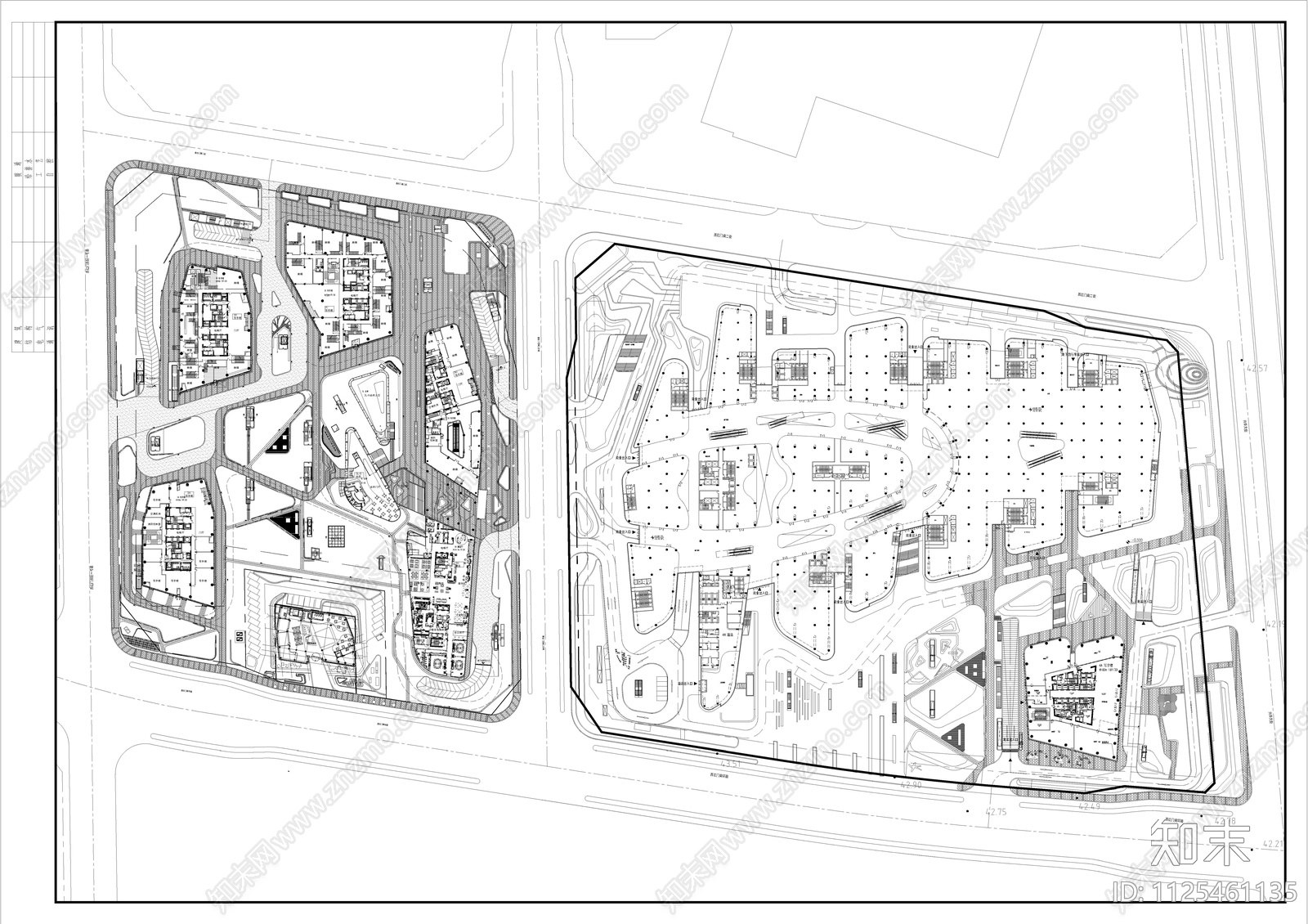 现代简约校园景观方案cad施工图下载【ID:1125461135】