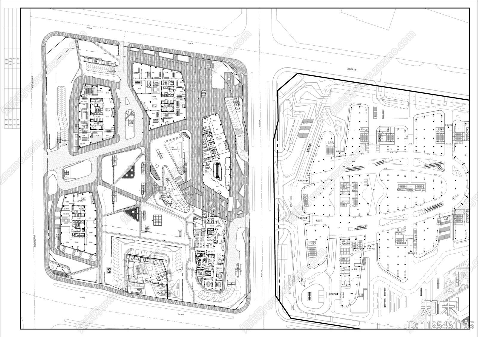 现代简约校园景观方案cad施工图下载【ID:1125461135】