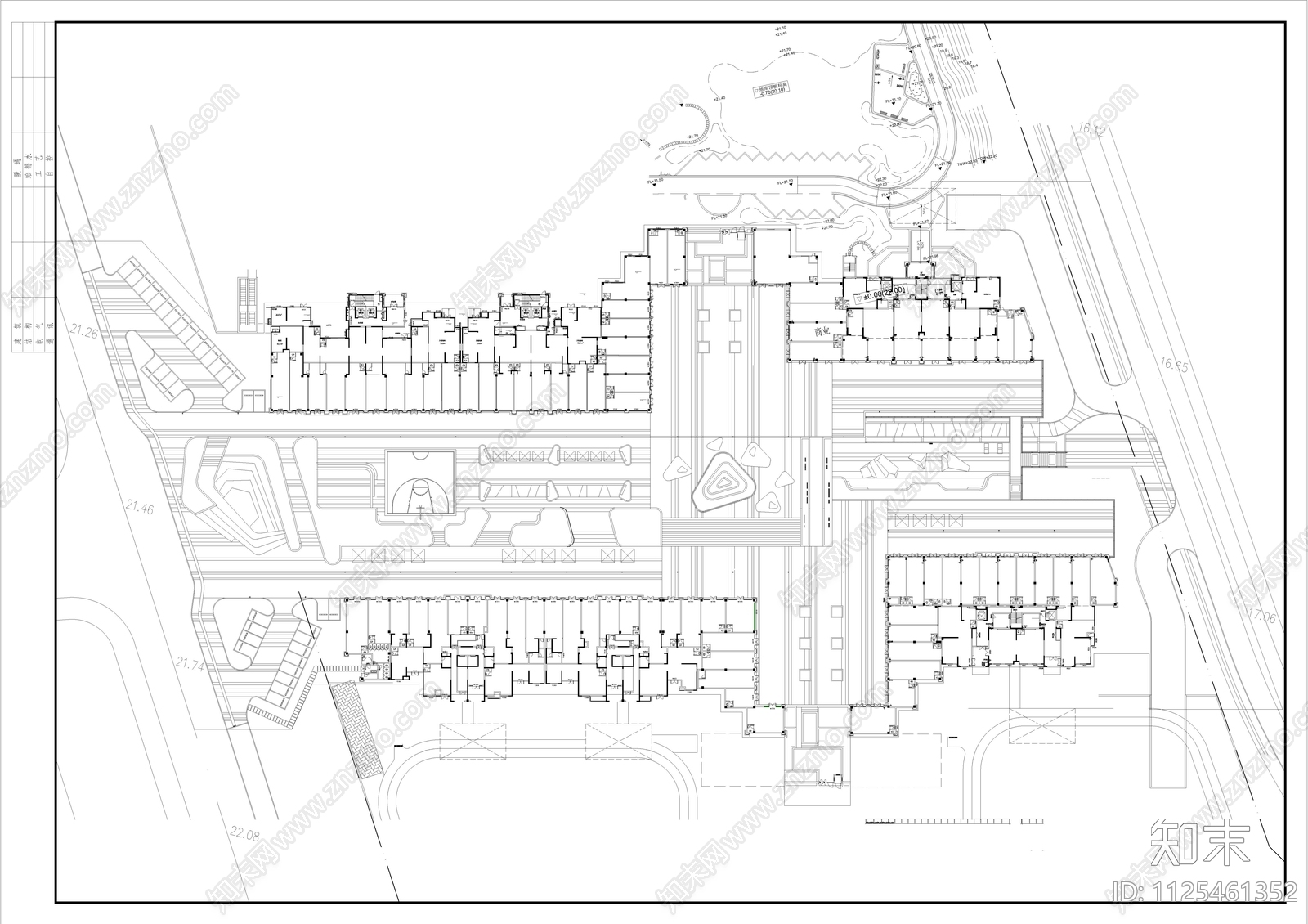 四季金辉商业街景观方案CAD全套施工图施工图下载【ID:1125461352】