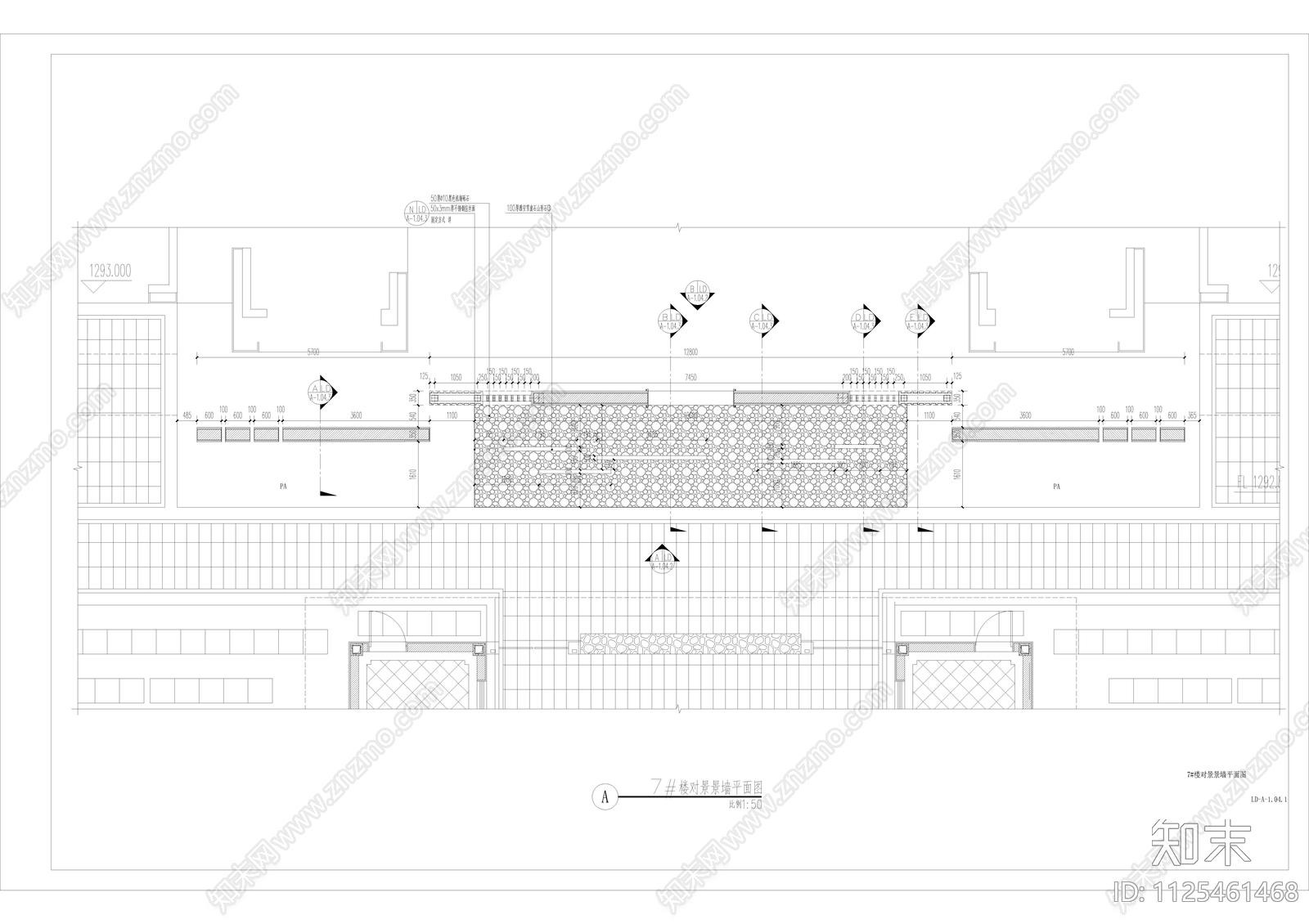 现代简约商业街景观方案施工图下载【ID:1125461468】