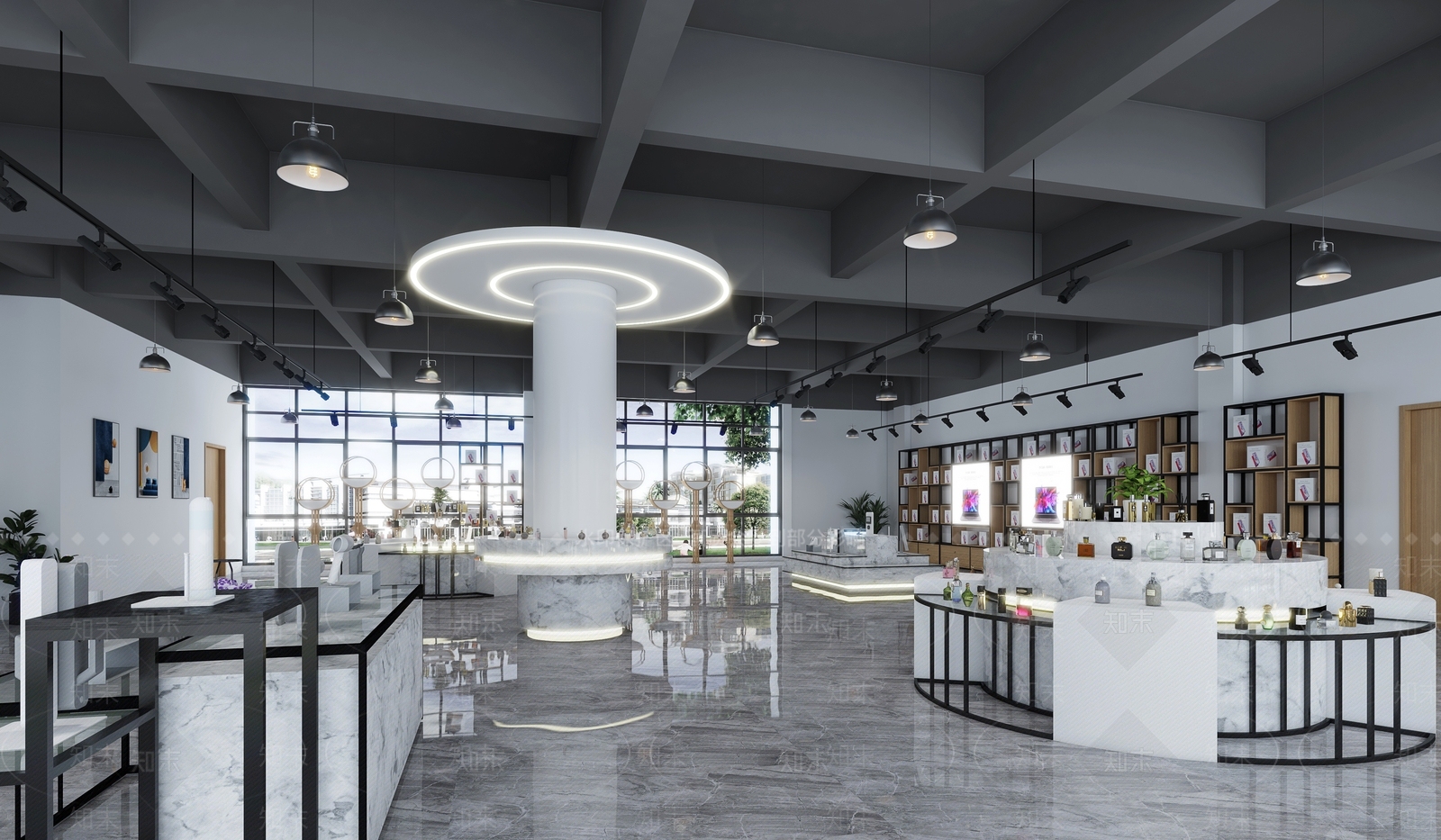 现代产品展示区3D模型下载【ID:1125464762】_知末3d模型网