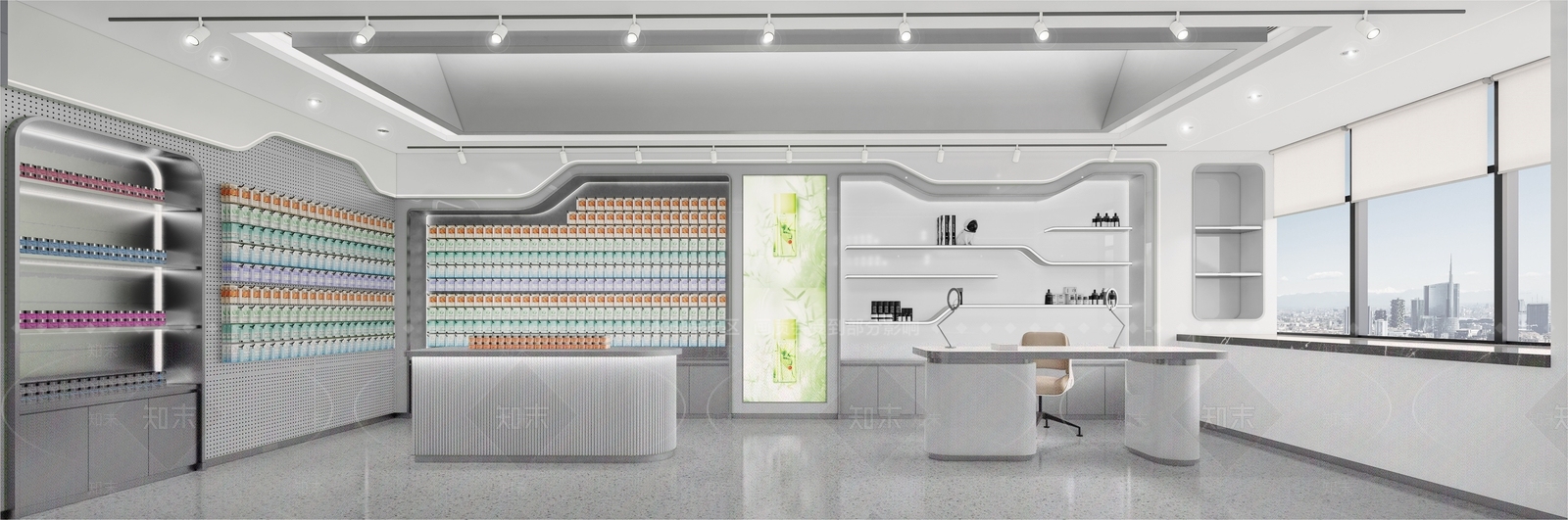 现代美妆店SU模型下载【ID:1125497524】