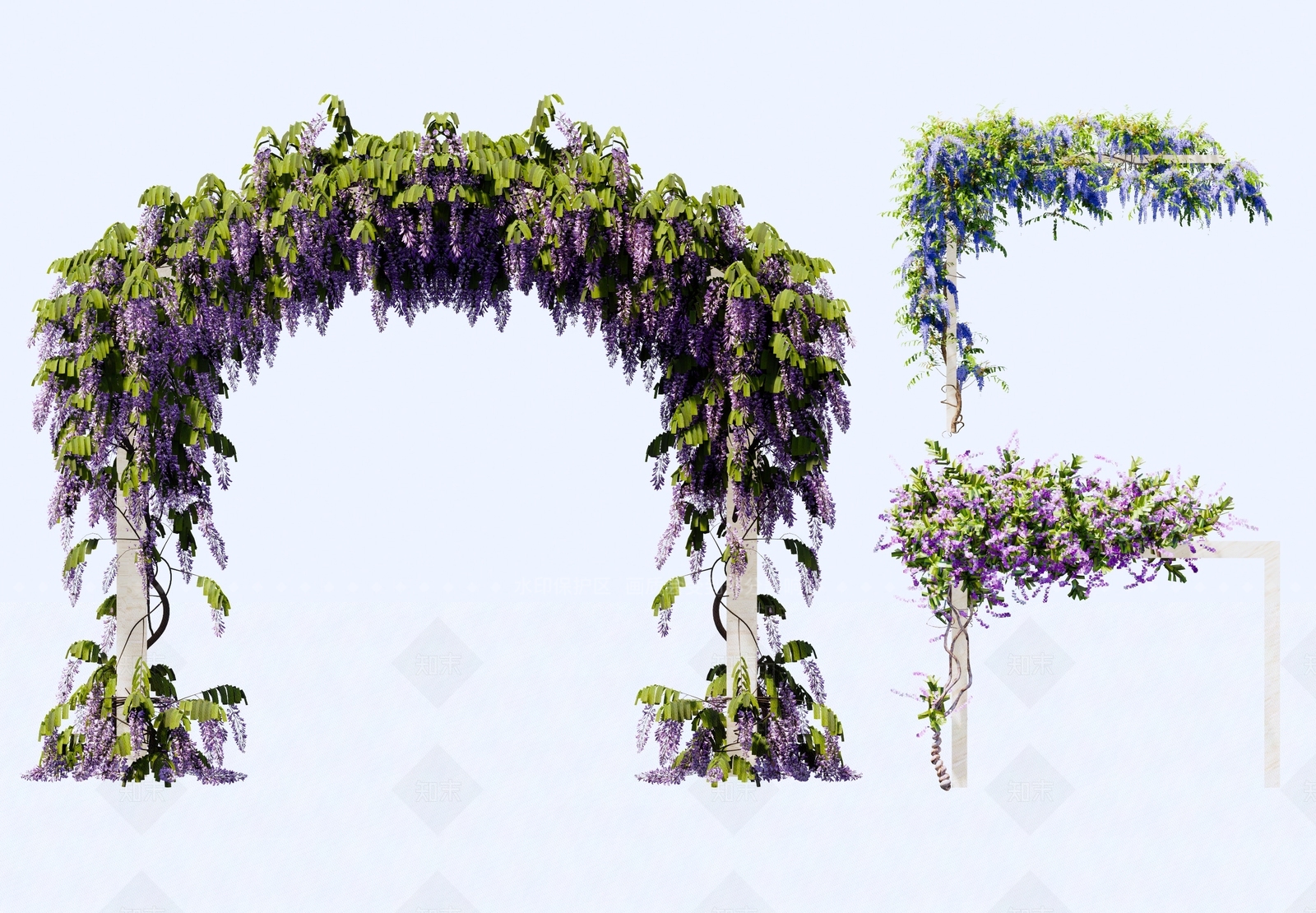藤本植物SU模型下载【ID:1125500392】