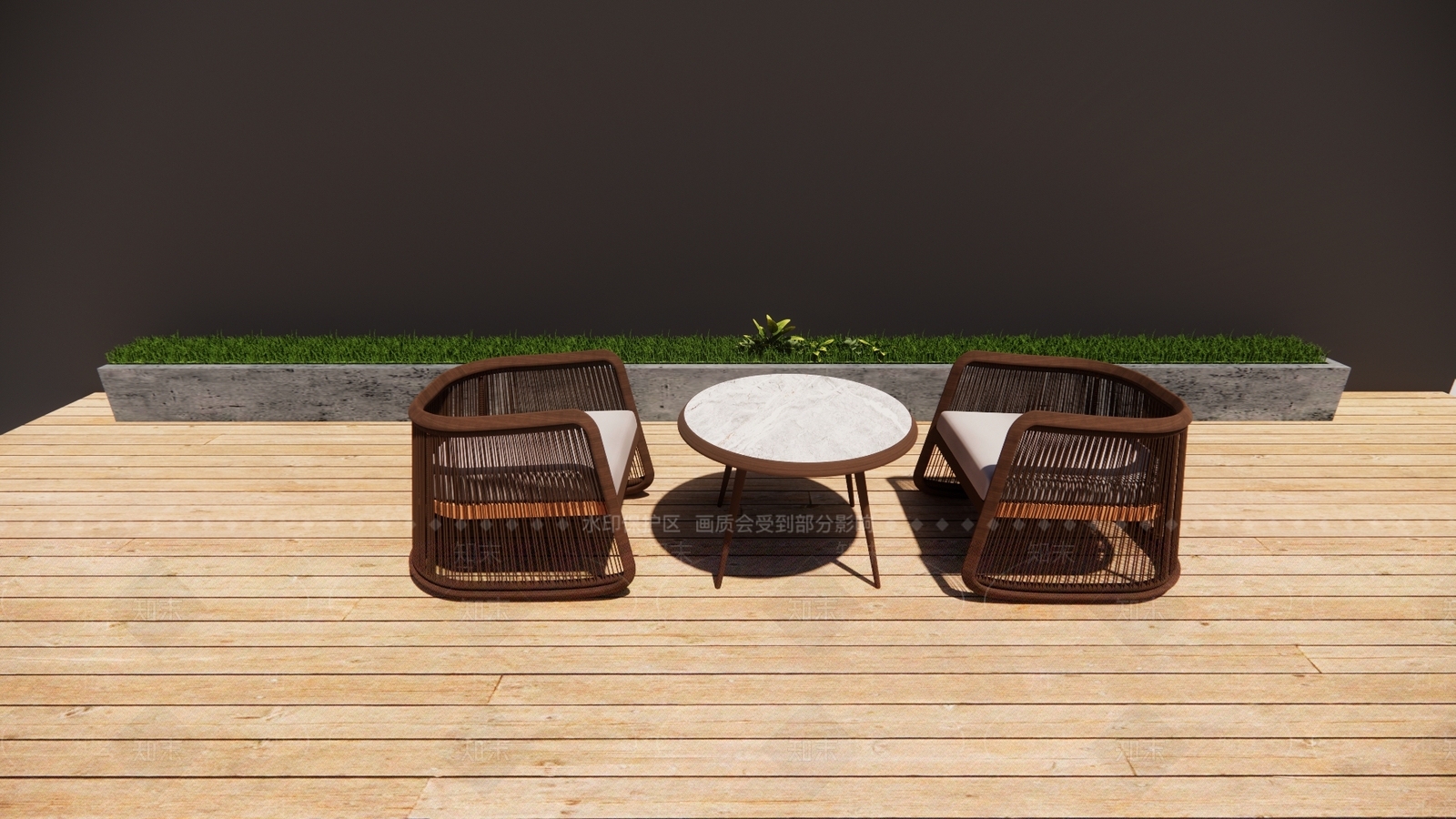 新中式户外椅SU模型下载【ID:1125508894】