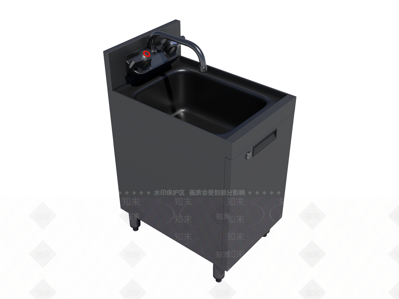 厨房洗涤台SU模型下载【ID:1125510413】