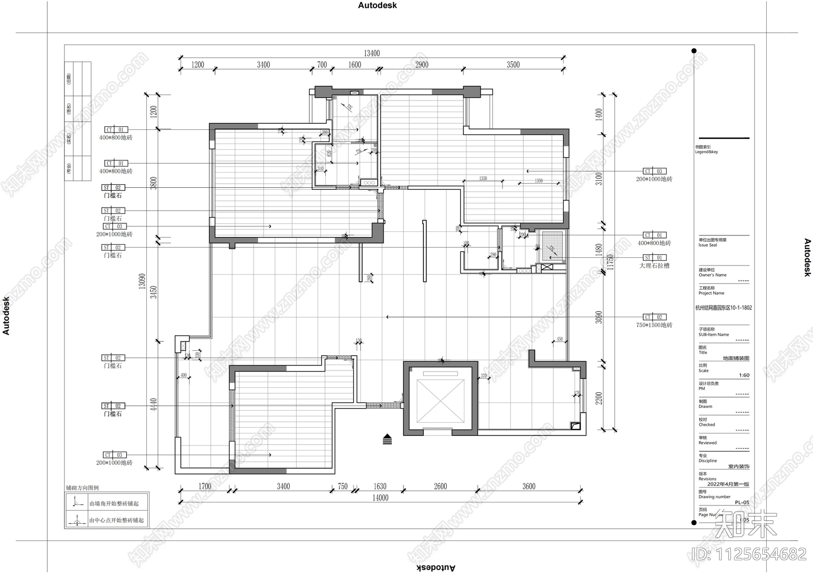 180m²家装大平层cad施工图下载【ID:1125654682】