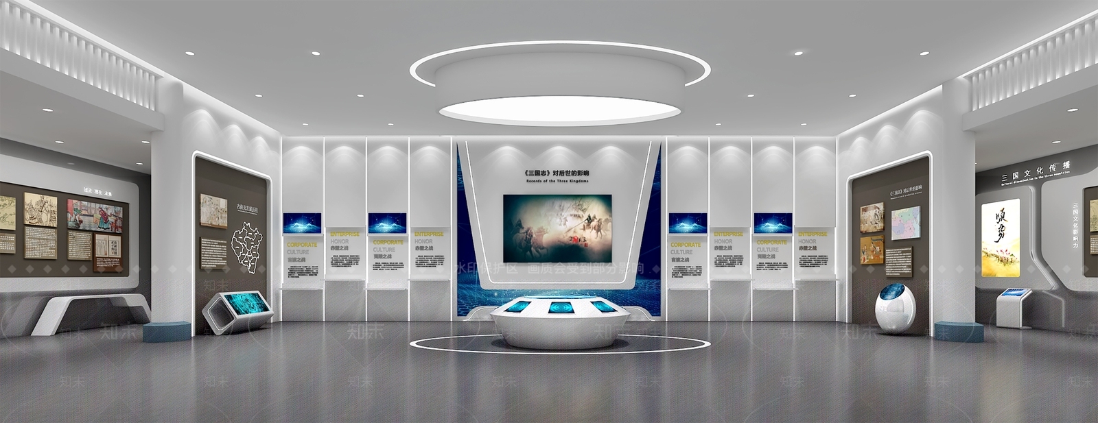 科技展厅3D模型精品下载_3dmax模型_知末网