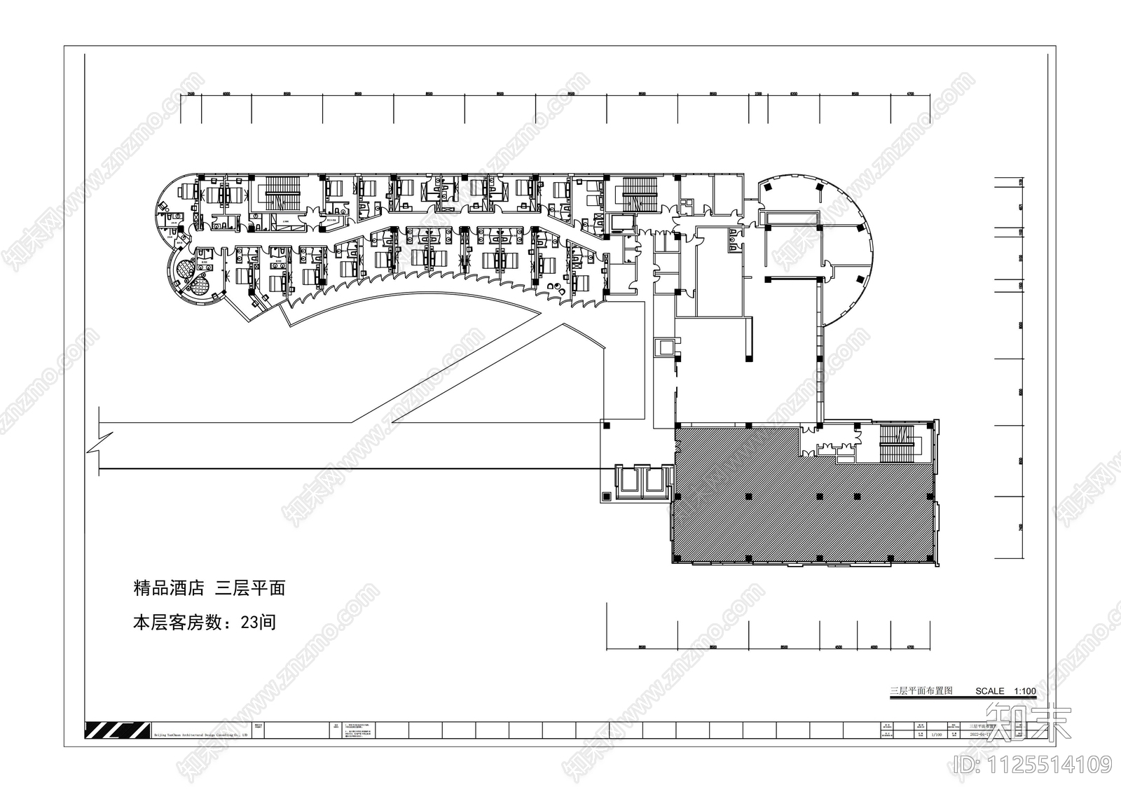 3600m²cad施工图下载【ID:1125514109】