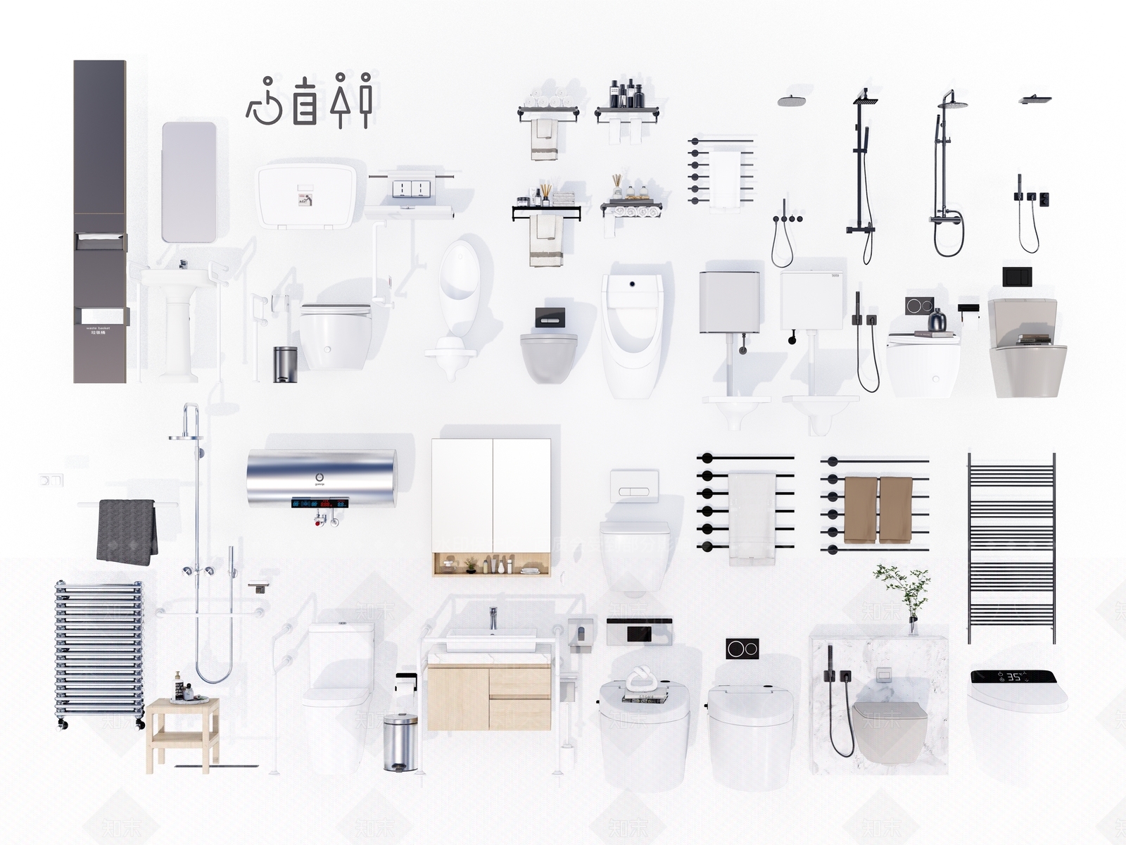 智能壁挂马桶SU模型下载【ID:1125525515】