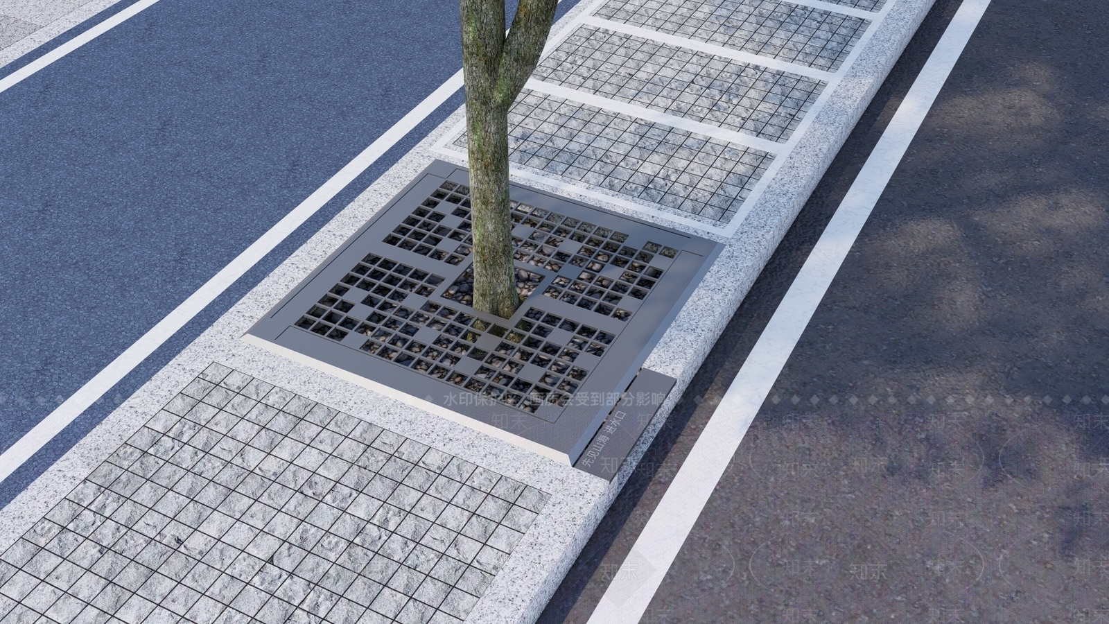 现代生态树池SU模型下载【ID:1125529359】
