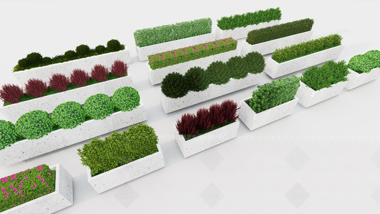 灌木丛SU模型下载【ID:1125532092】