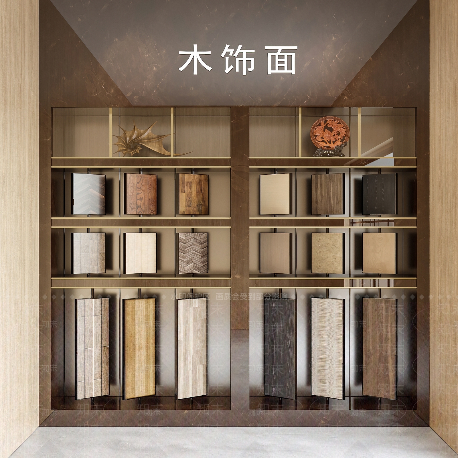 现代展厅SU模型下载【ID:1125679198】