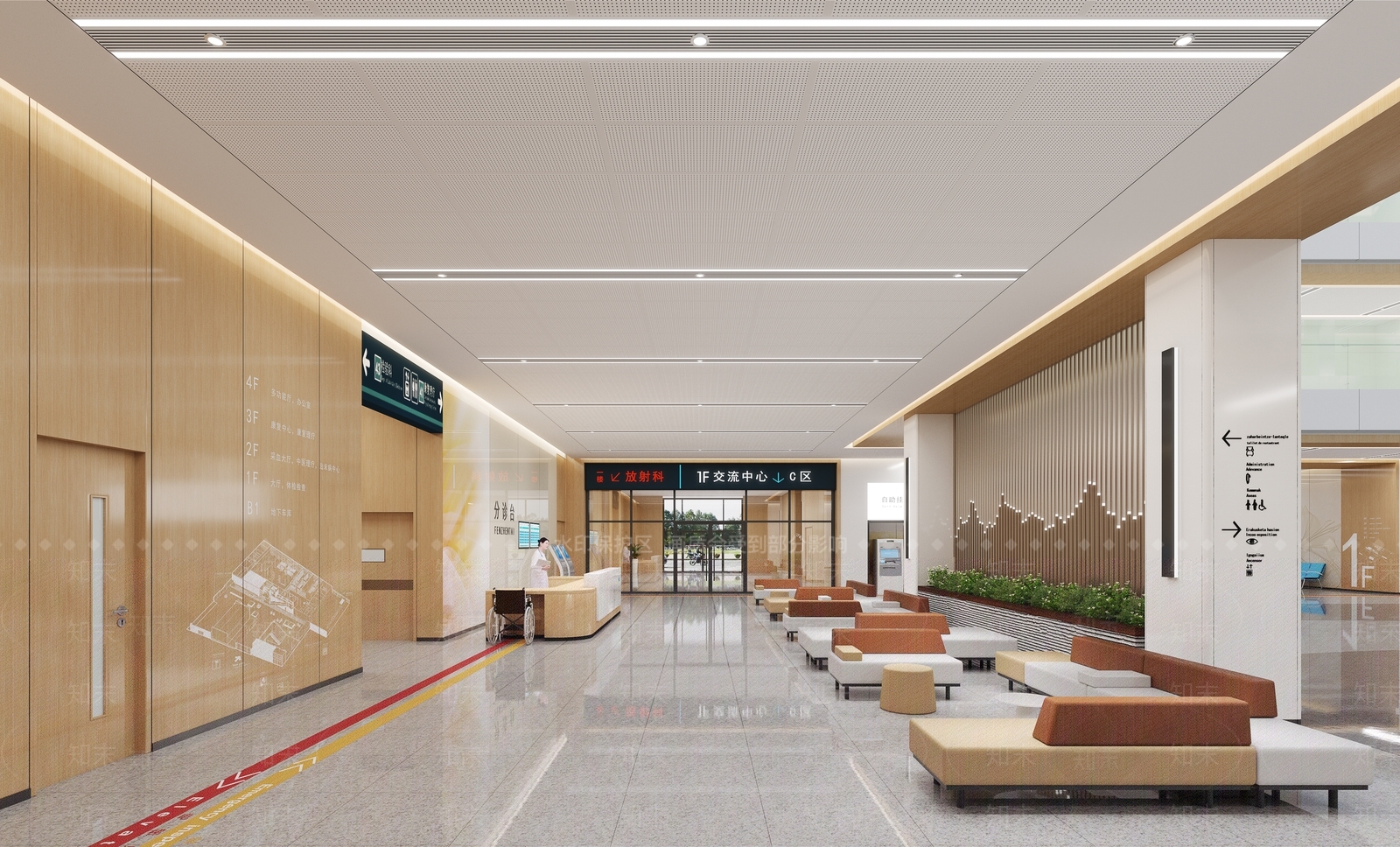 现代医院3D模型下载【ID:1125550341】