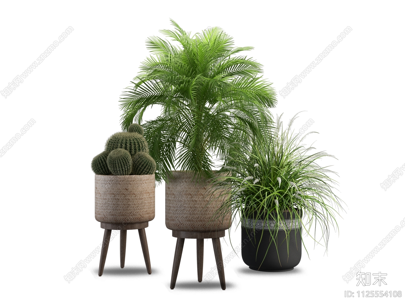 现代室内植物绿植盆栽PSD免抠贴图下载【ID:1125554108】_【知末网贴图库】
