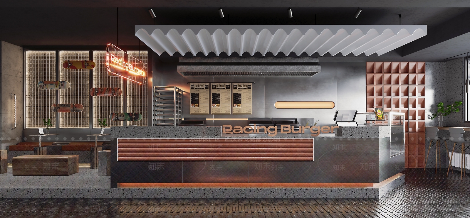 现代快餐厅3D模型下载【ID:1125573156】