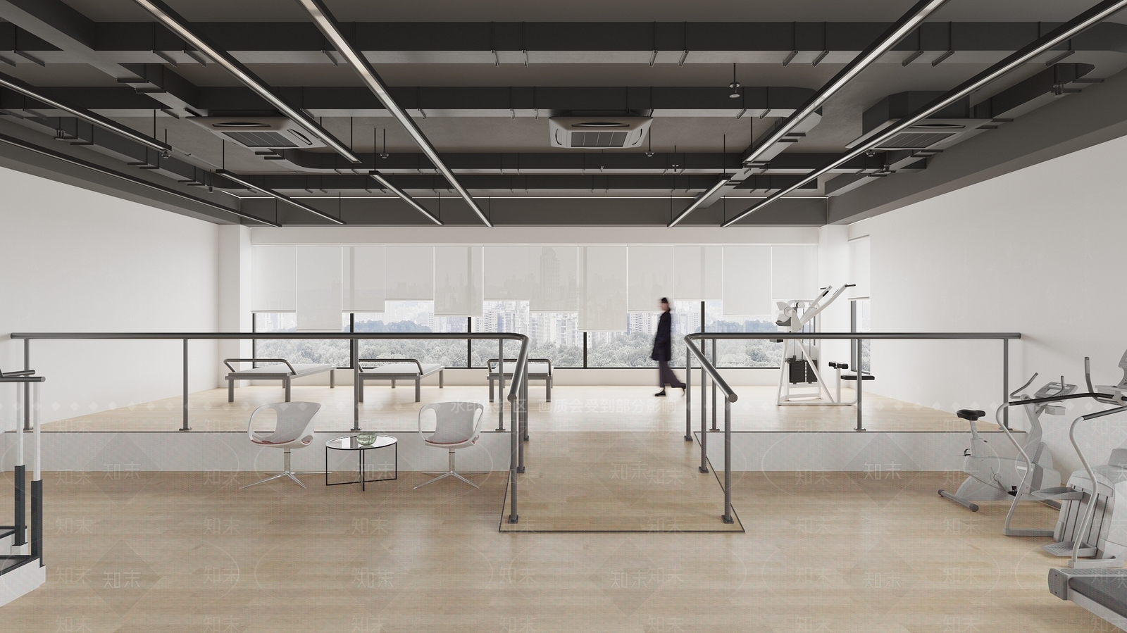 现代康复活动中心3D模型下载【ID:1125578296】_知末3d模型网