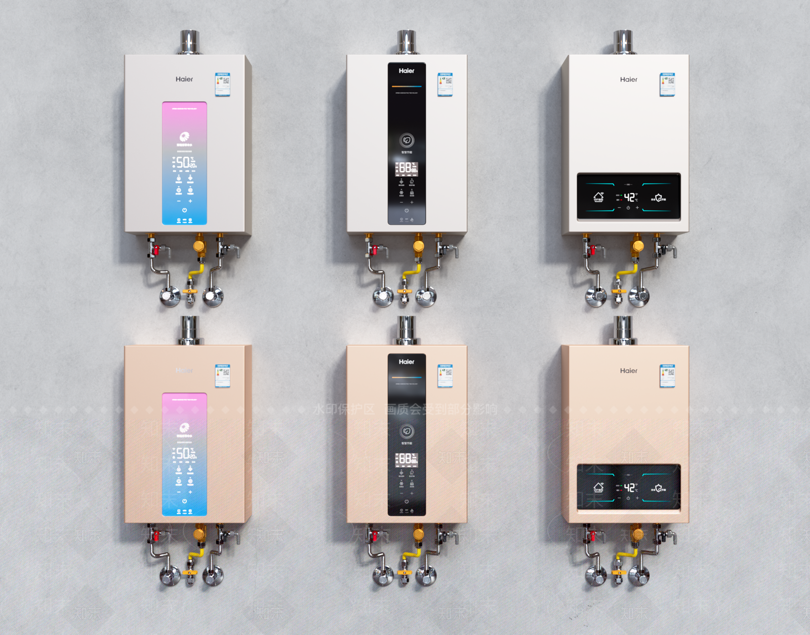 燃气热水器3D模型下载【ID:1125586616】