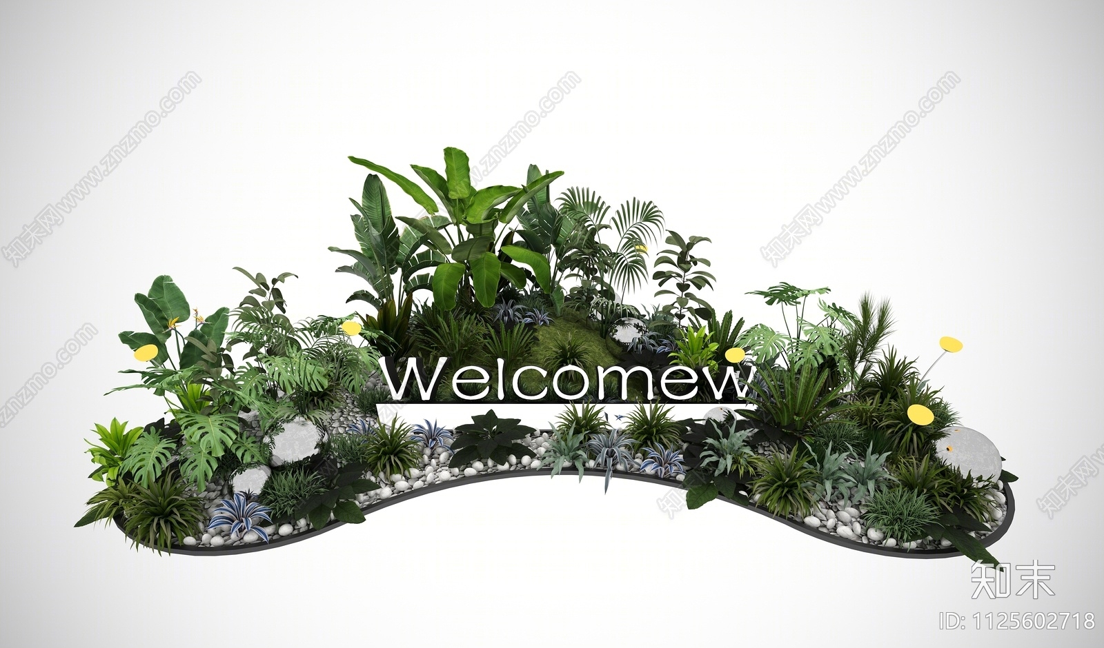 花圃3D模型下载【ID:1125602718】