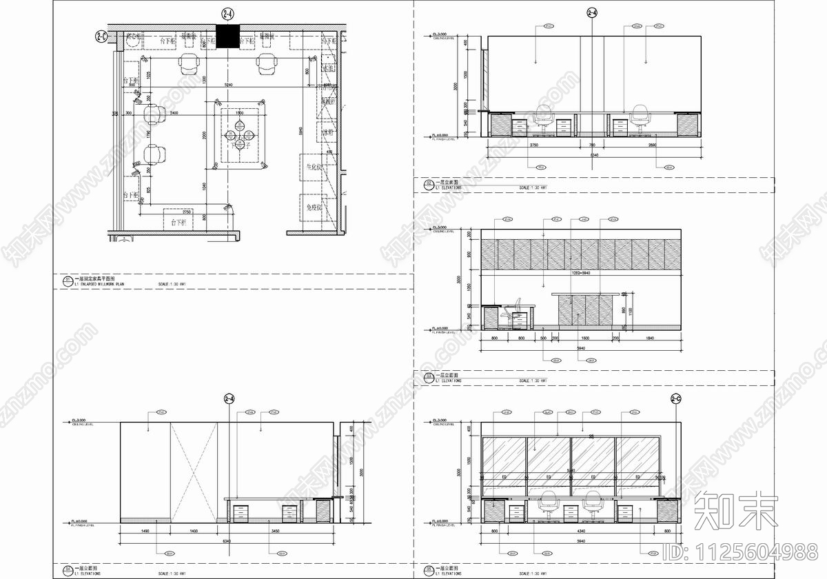 大型医院CAD施工图cad施工图下载【ID:1125604988】