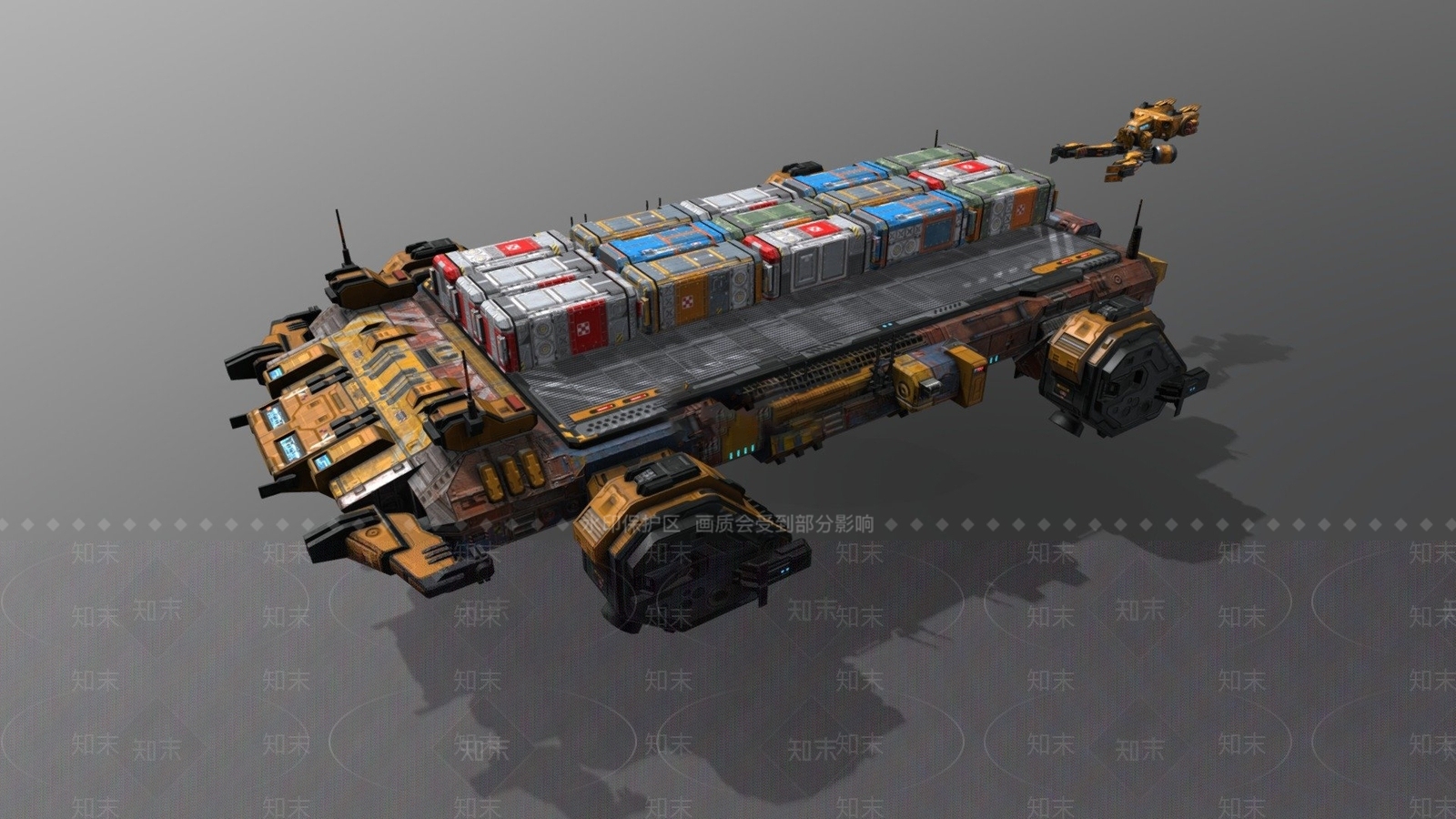 现代宇宙飞船3D模型下载【ID:1125611602】