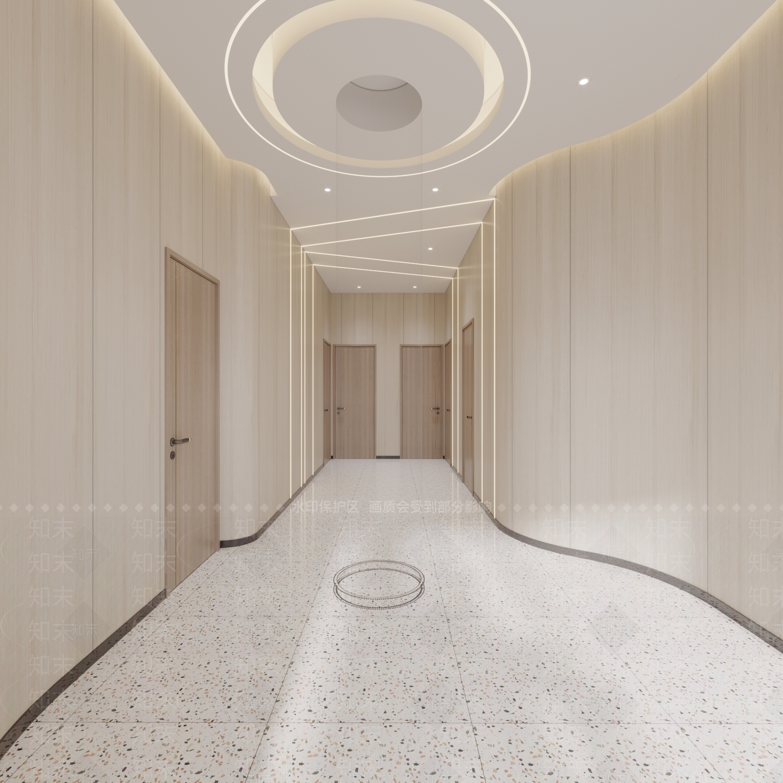 现代过道3D模型下载【ID:1125621306】_知末3d模型网