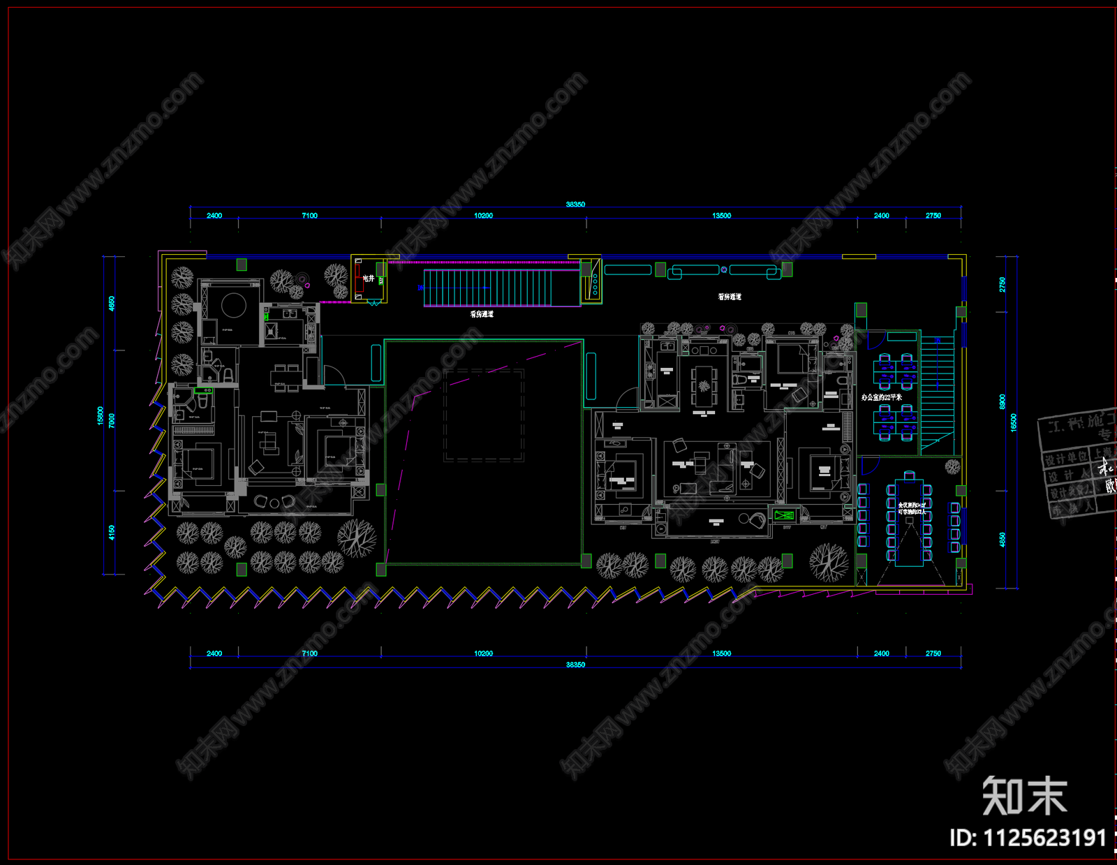 现代常州金坛售楼处室内cad施工图下载【ID:1125623191】