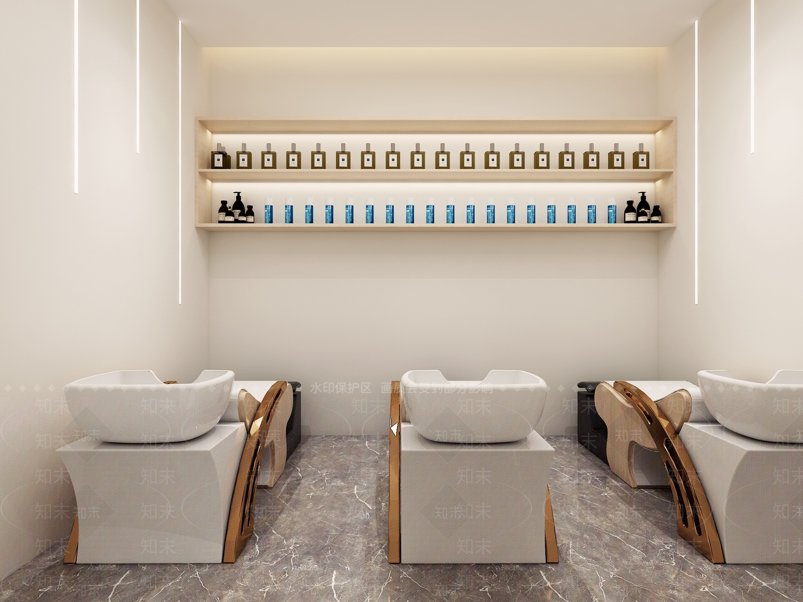 现代美发店3D模型下载【ID:1125629632】