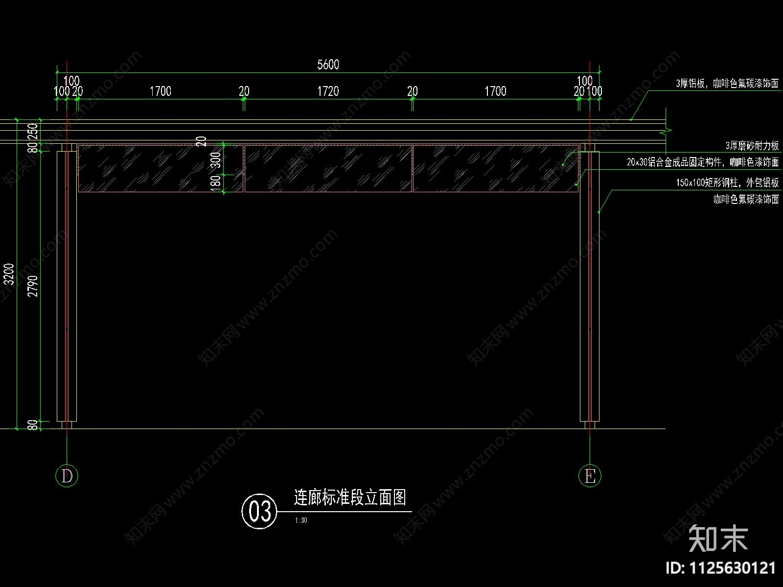 新中式草坪灯cad施工图下载【ID:1125630121】