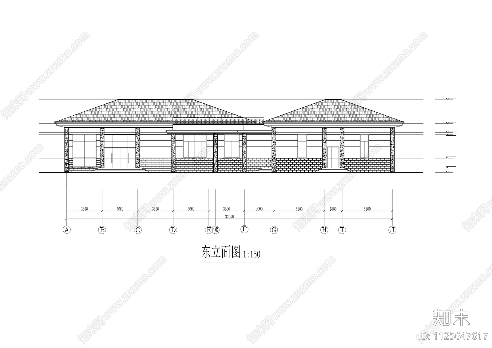 大学食堂cad施工图下载【ID:1125647617】