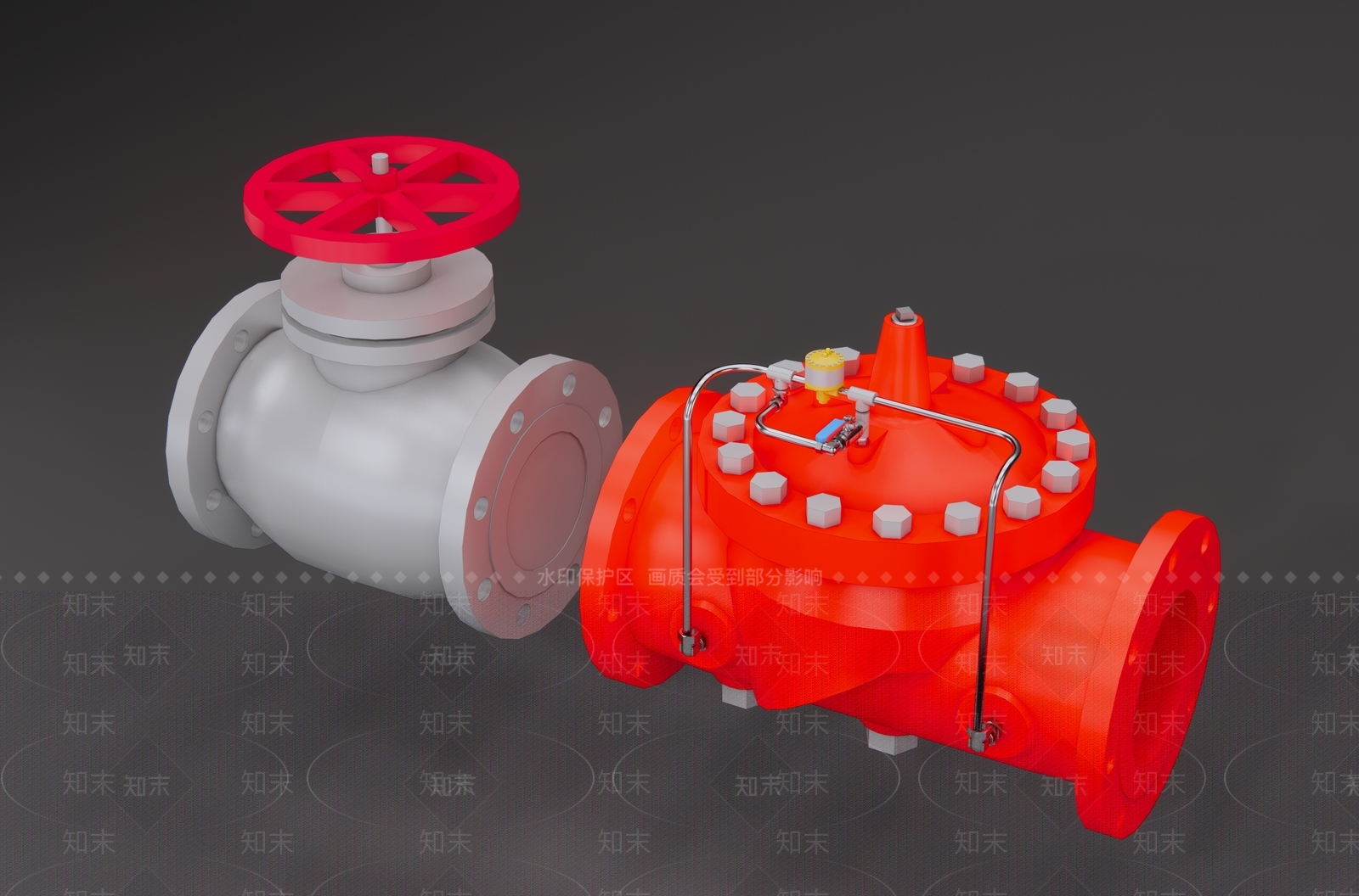 阀门SU模型下载【ID:1125649762】