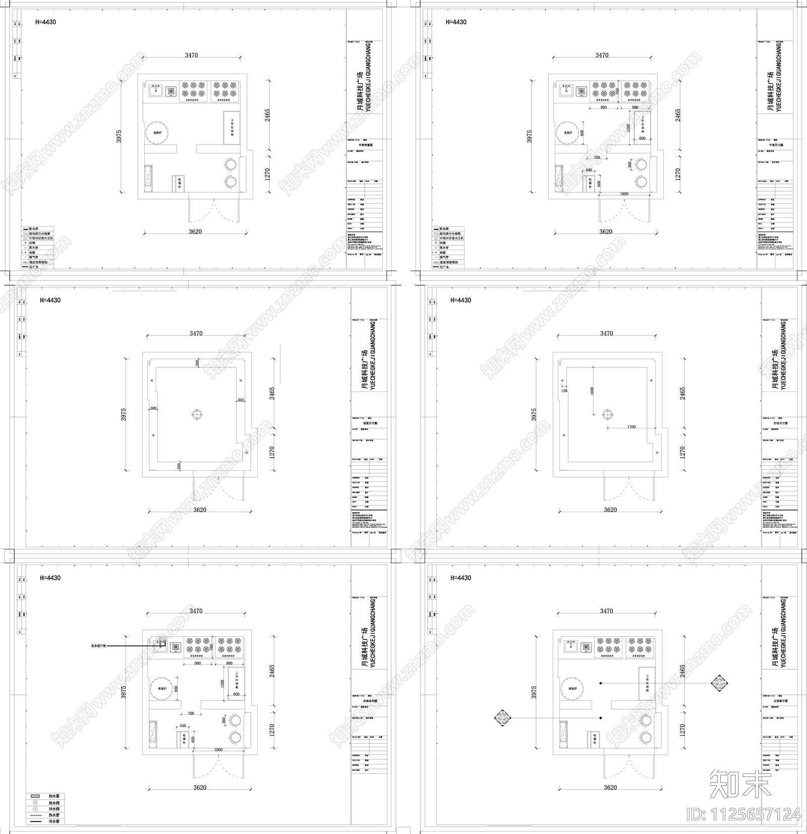 日式日韩料理店cad施工图下载【ID:1125657124】