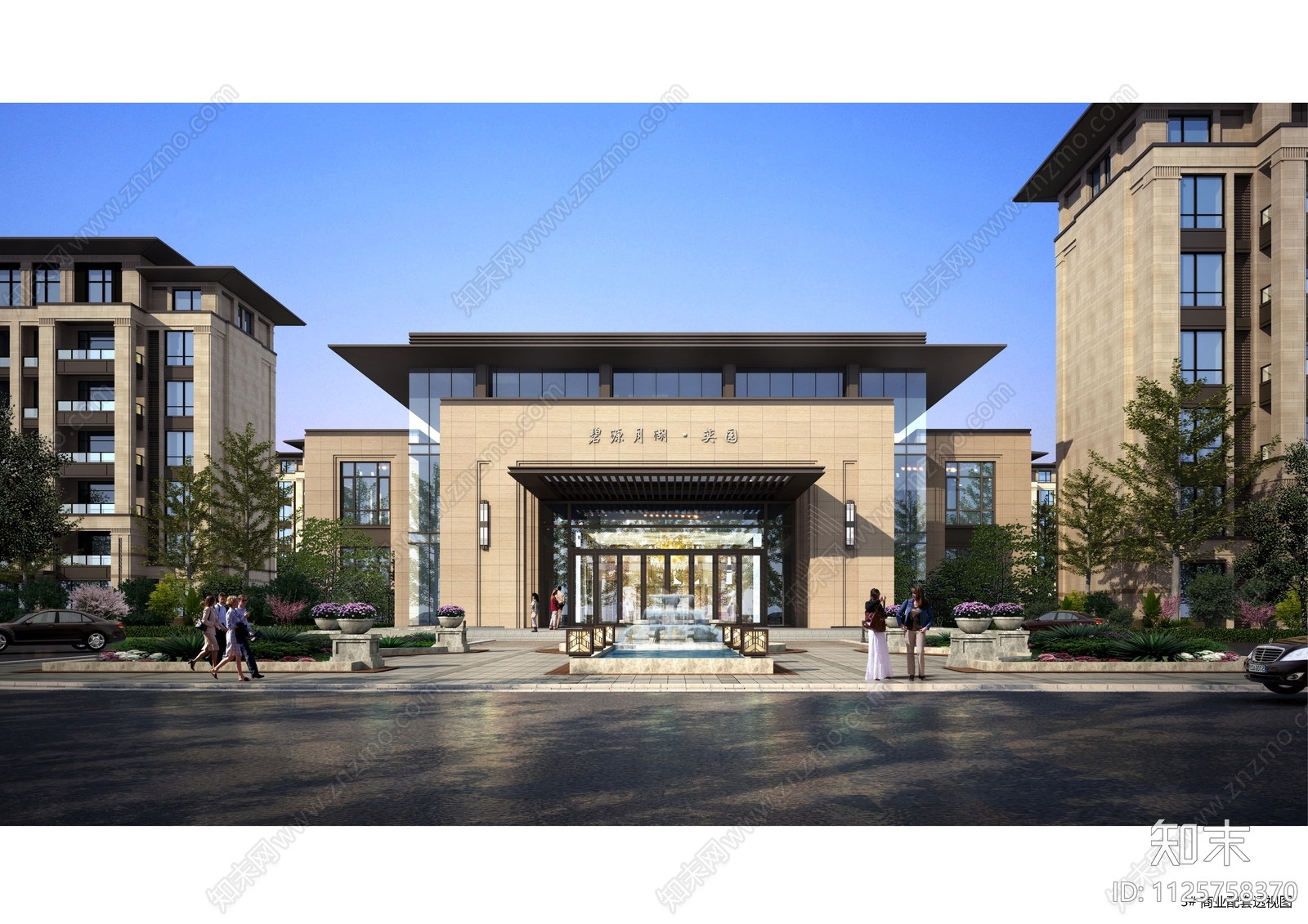 某地产项目大门石材幕墙设计说明cad施工图下载【ID:1125758370】