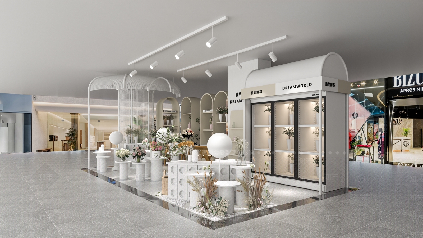 现代花店3D模型下载【ID:1125674194】